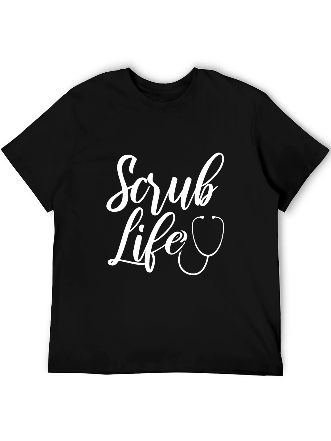 Scrub Life Black T-Shirt - Medical Apparel