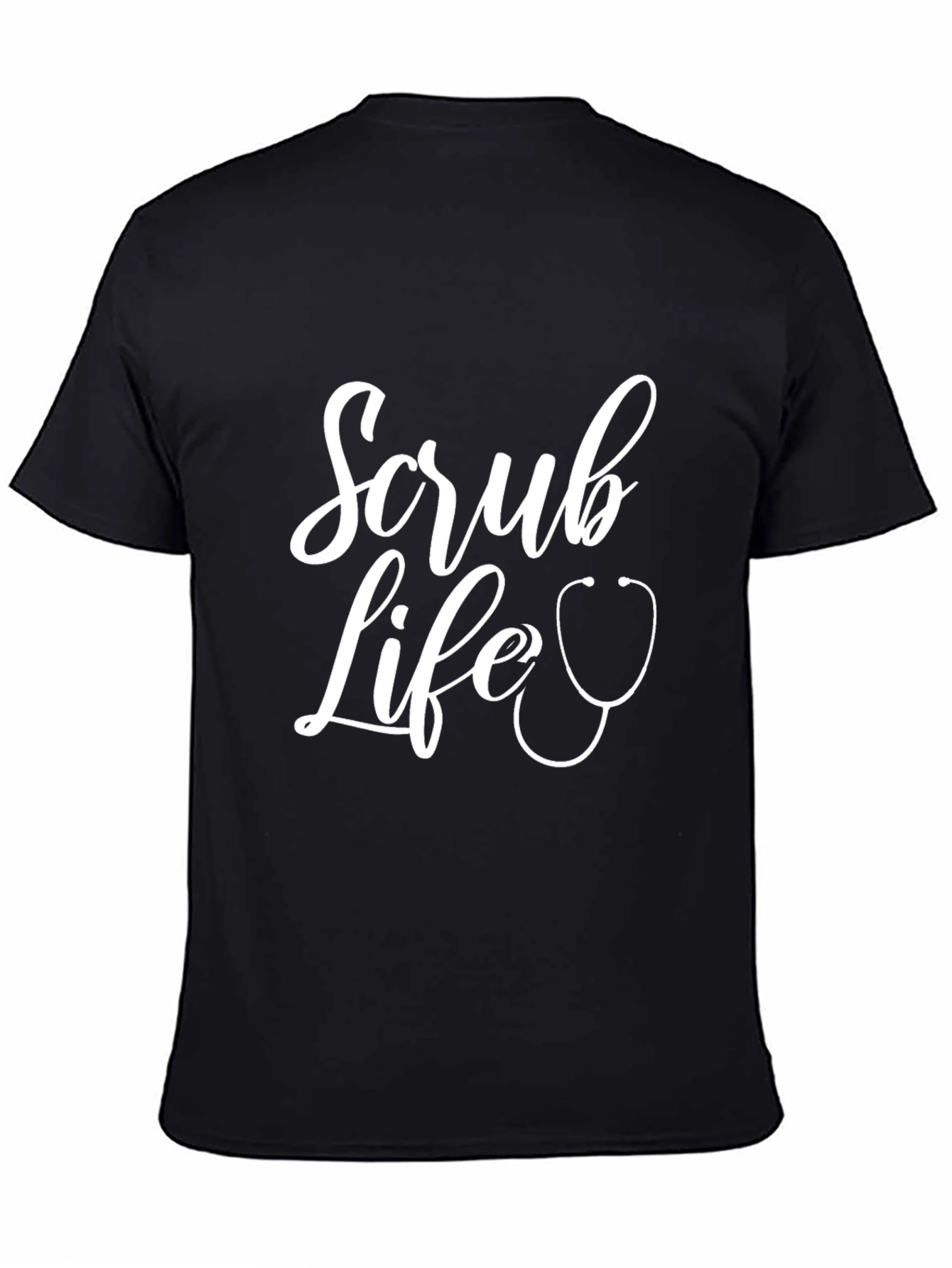 Scrub Life Black T-Shirt - Medical Apparel