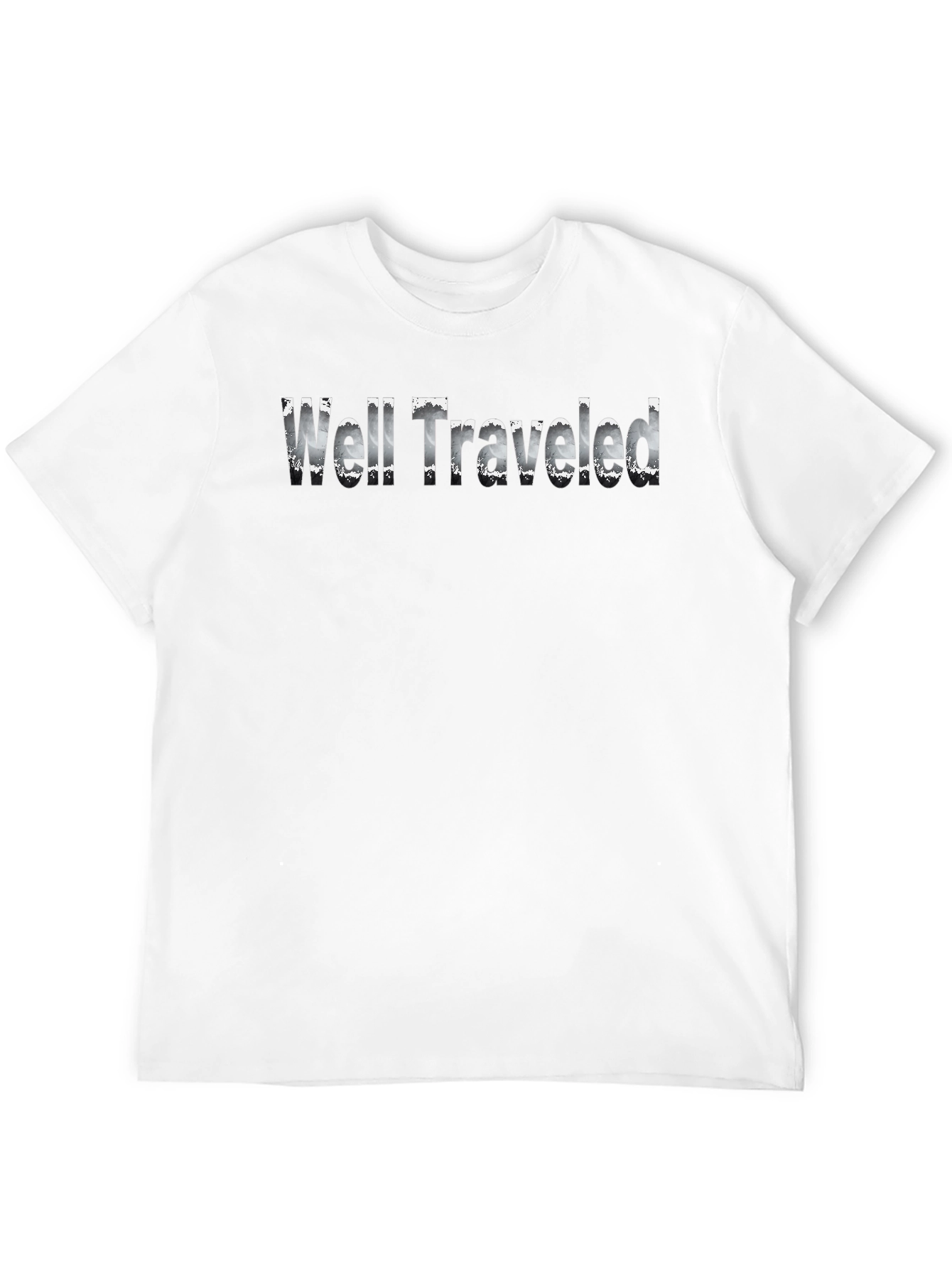 Well Traveled Black Graphic T-Shirt