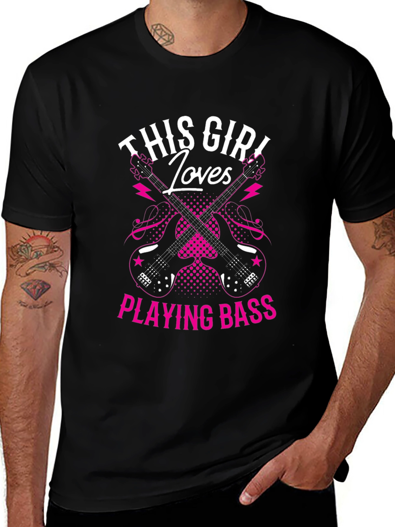This Girl Loves Playing Bass T-Shirt