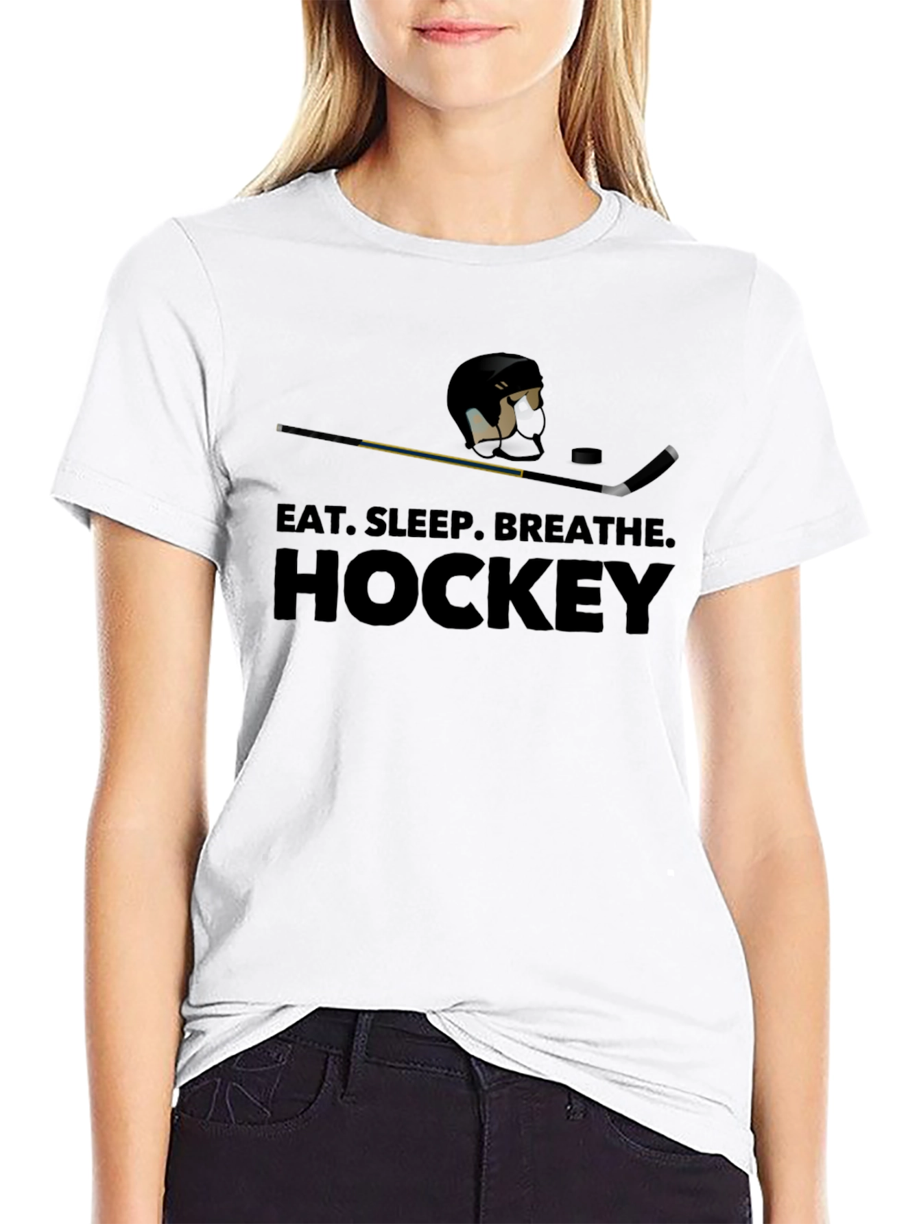 Eat Sleep Breathe Hockey T-Shirt