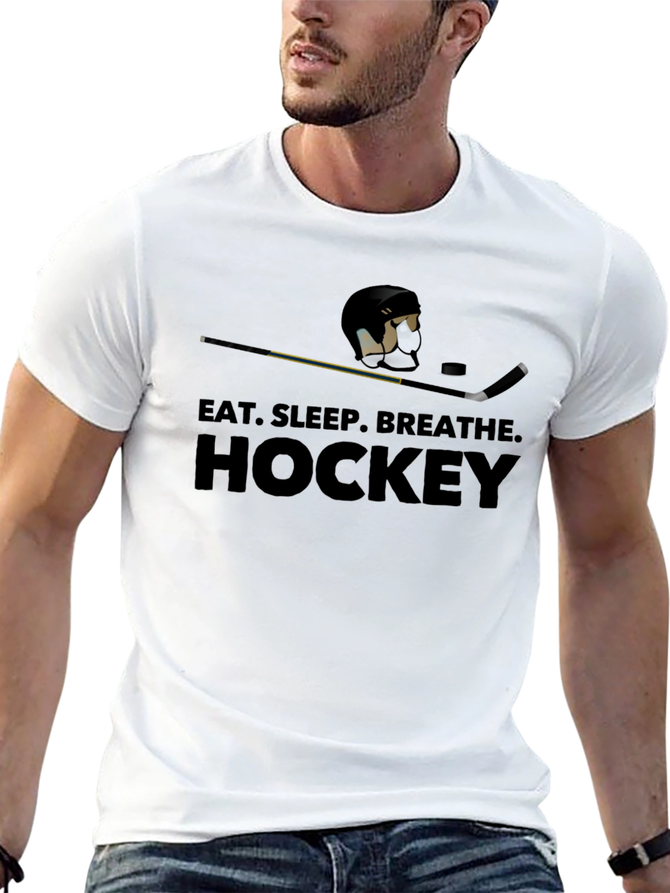 Eat Sleep Breathe Hockey T-Shirt