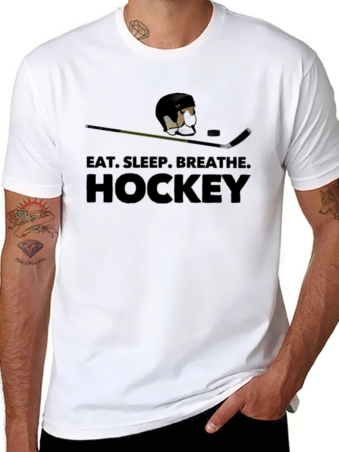 Eat Sleep Breathe Hockey T-Shirt