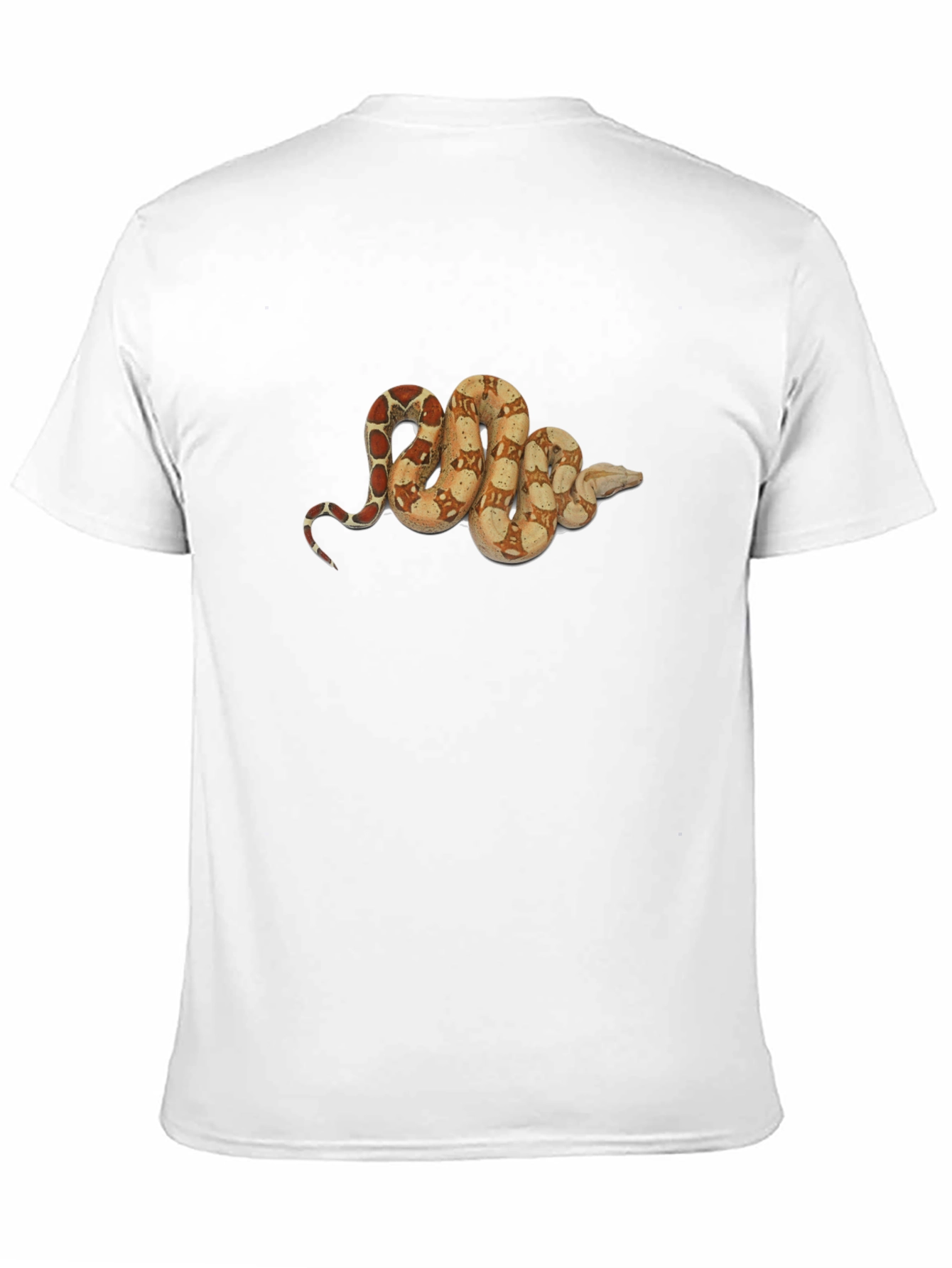 Snake Print Black T-Shirt