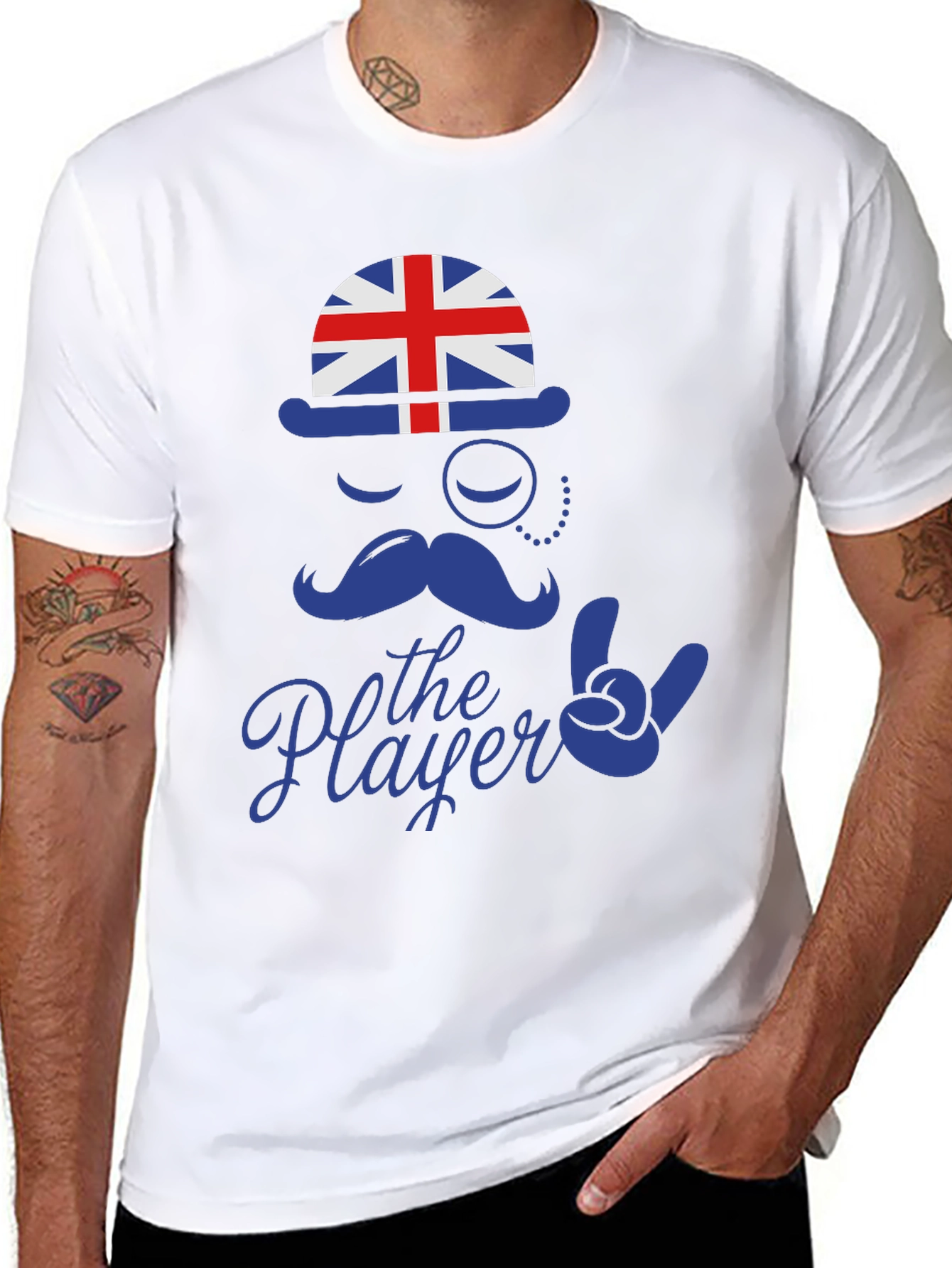 British Player Graphic Tee - Union Jack Design