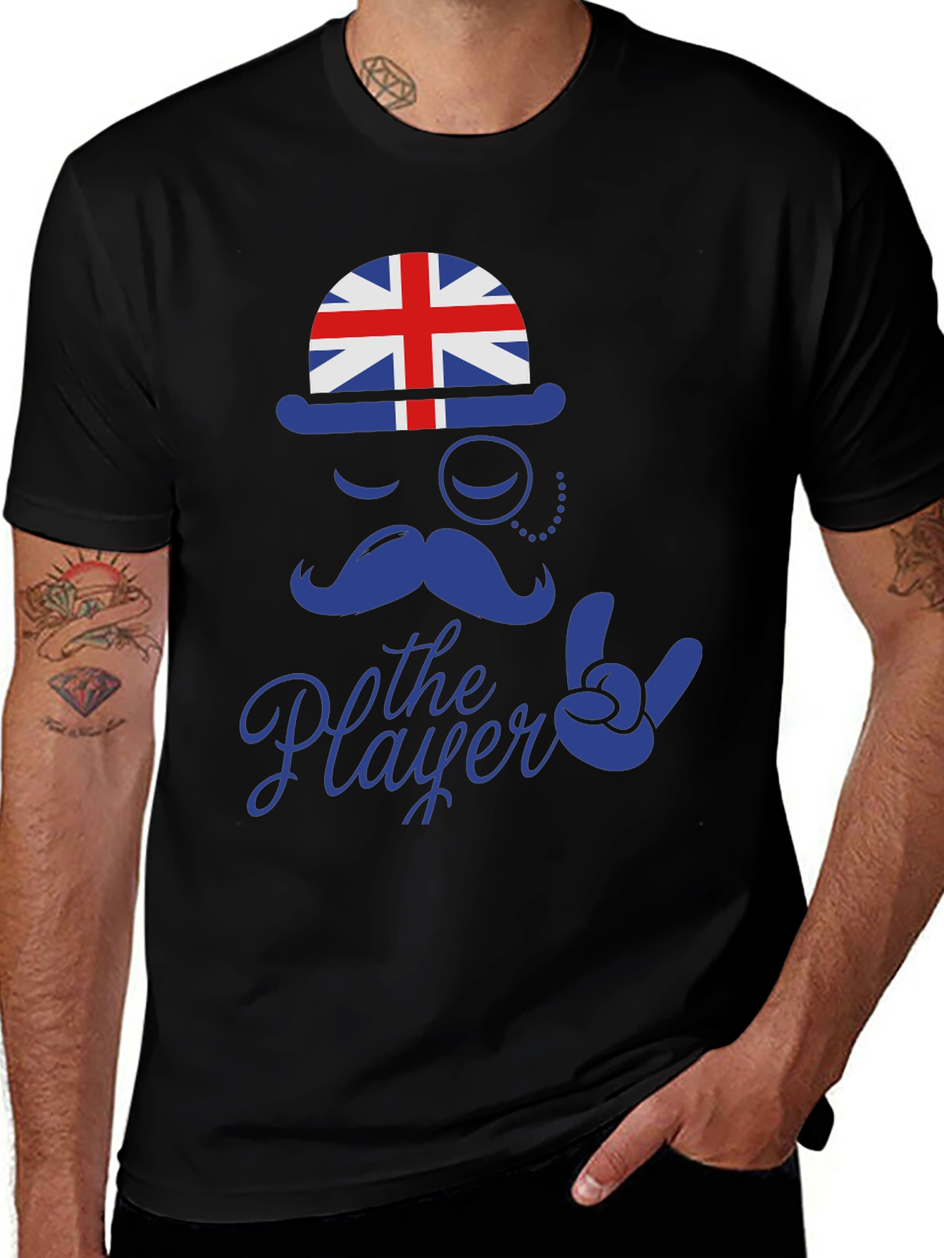 British Player Graphic Tee - Union Jack Design