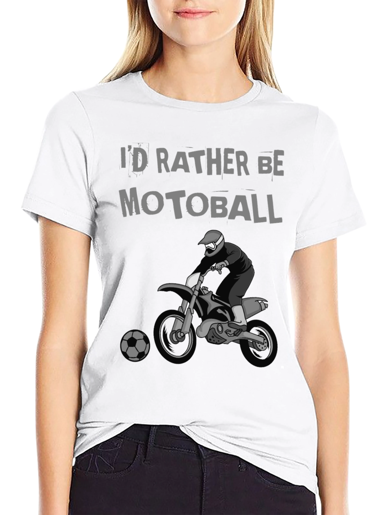 Motoball T-Shirt - Biker Soccer Tee