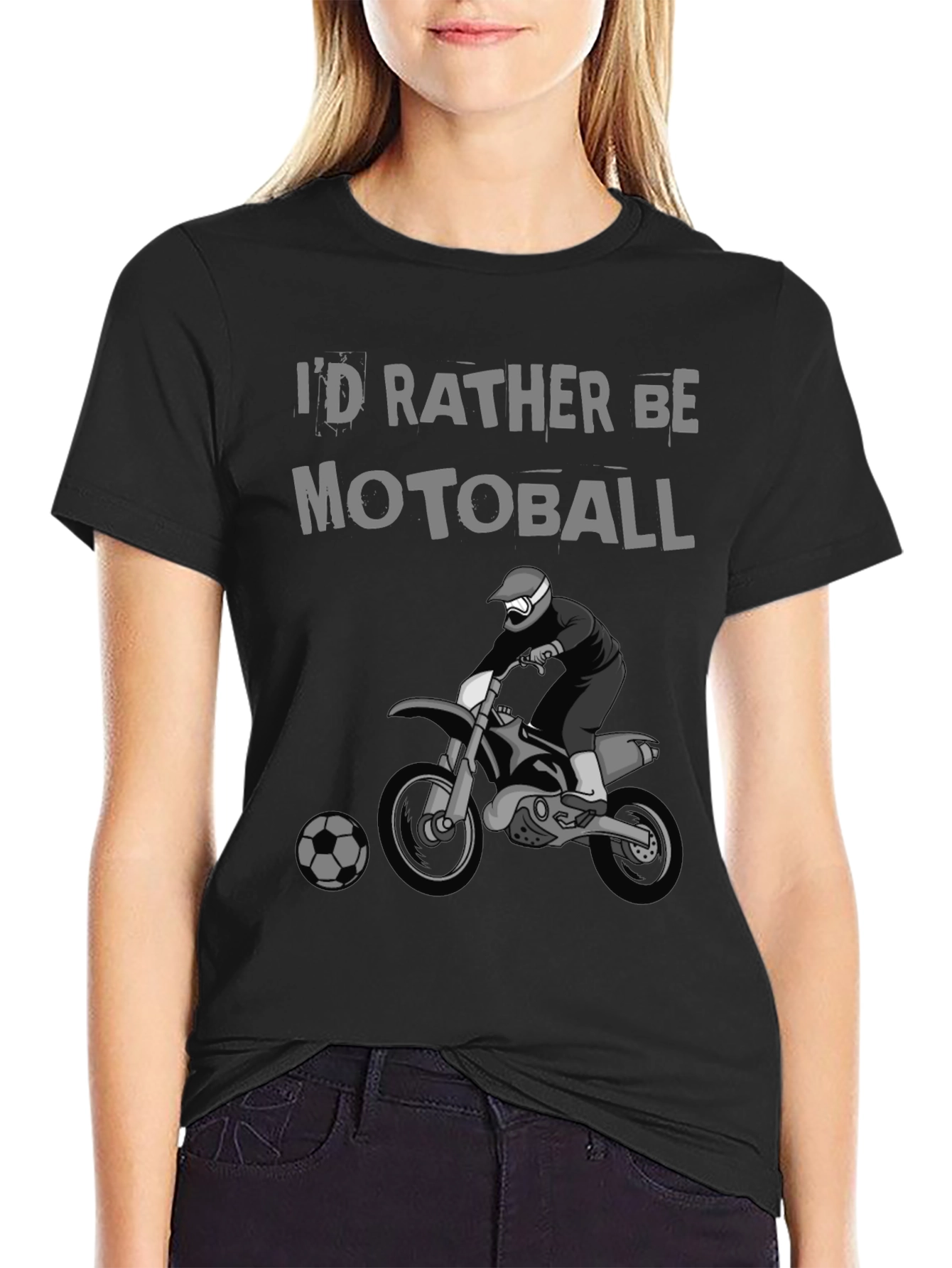 Motoball T-Shirt - Biker Soccer Tee