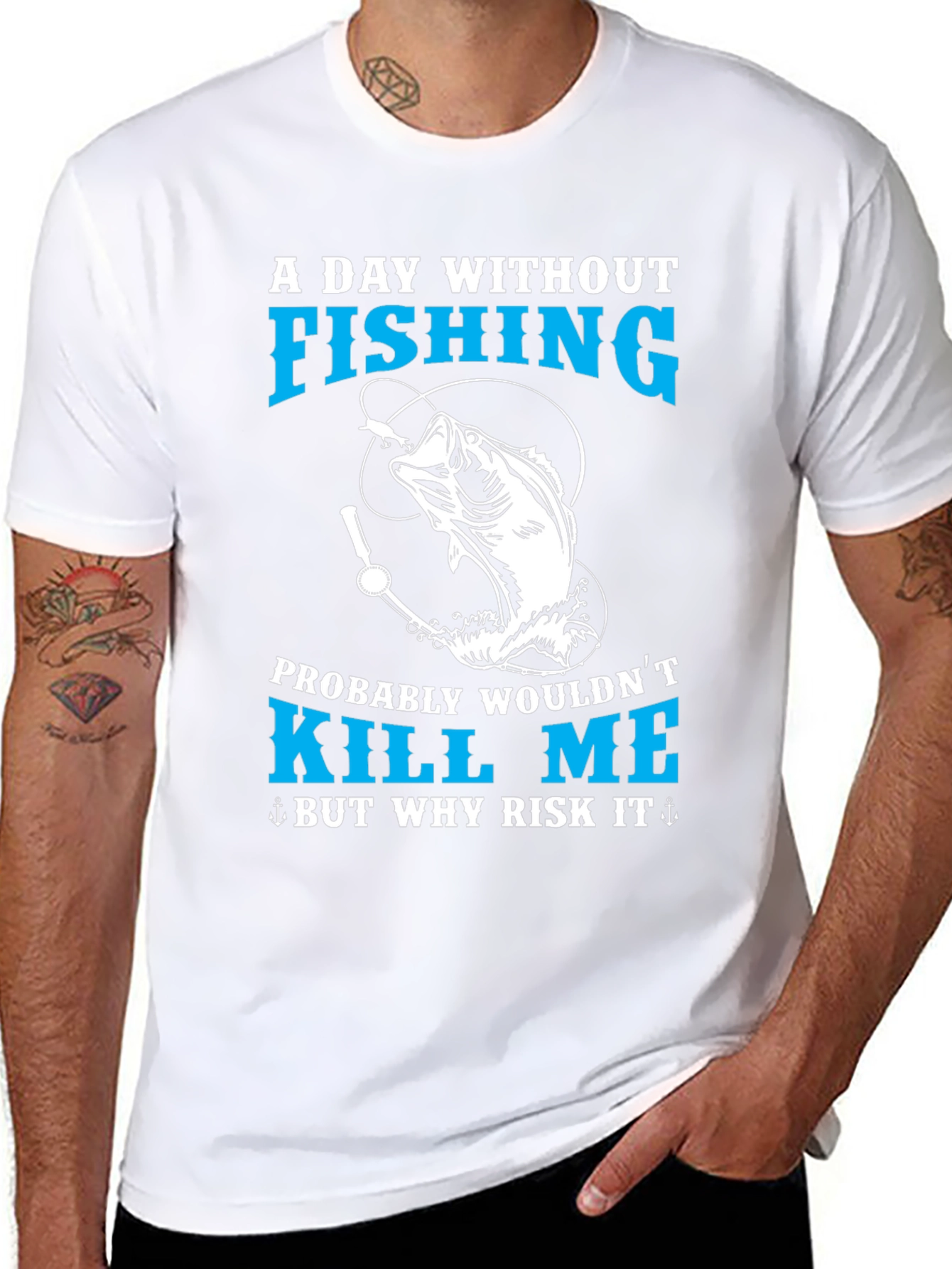 Fishing T-Shirt - A Day Without Fishing