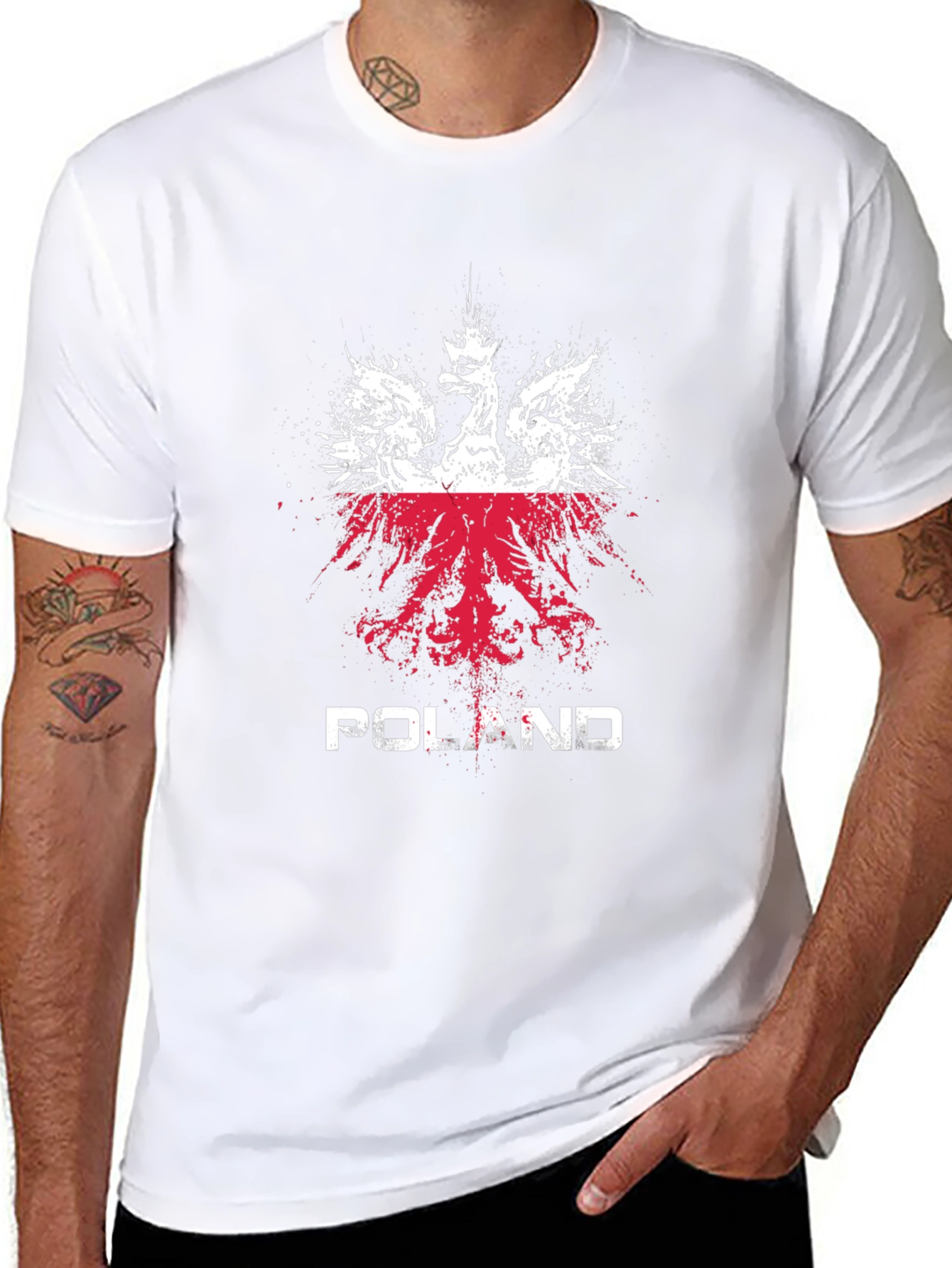 Poland Eagle Flag T-Shirt: Polish Pride Tee
