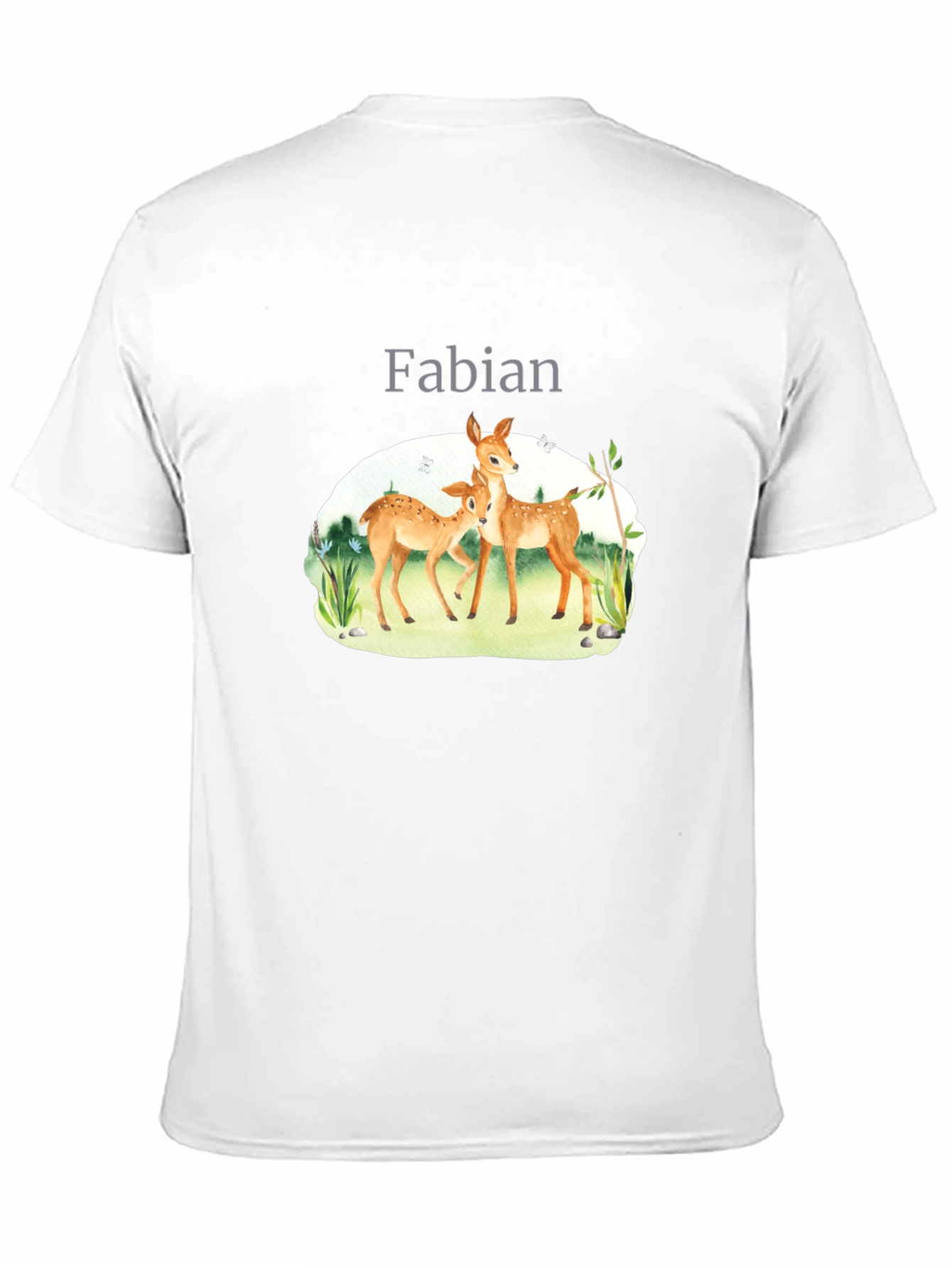Personalized Deer Family T-Shirt - Fabian