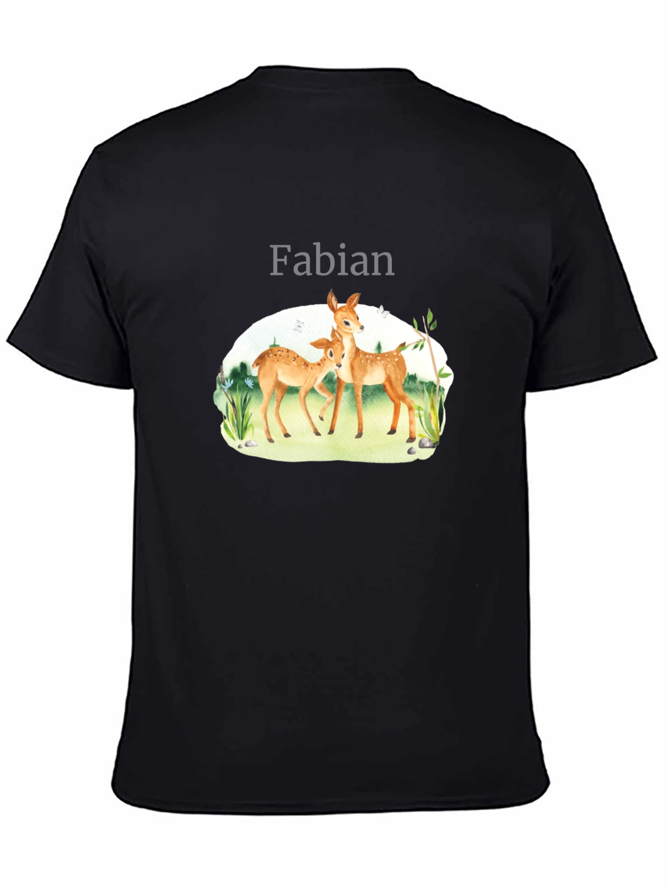 Personalized Deer Family T-Shirt - Fabian