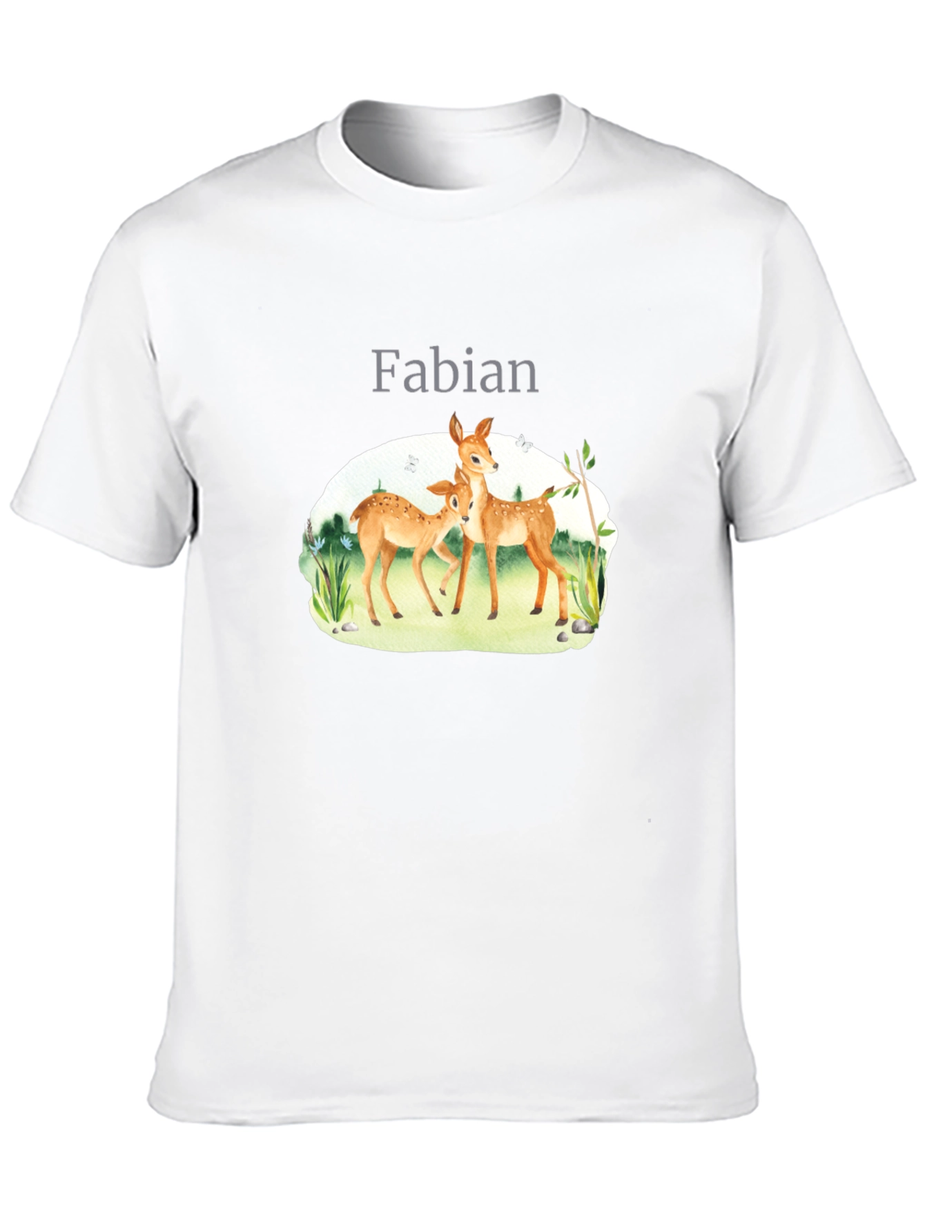 Personalized Deer Family T-Shirt - Fabian