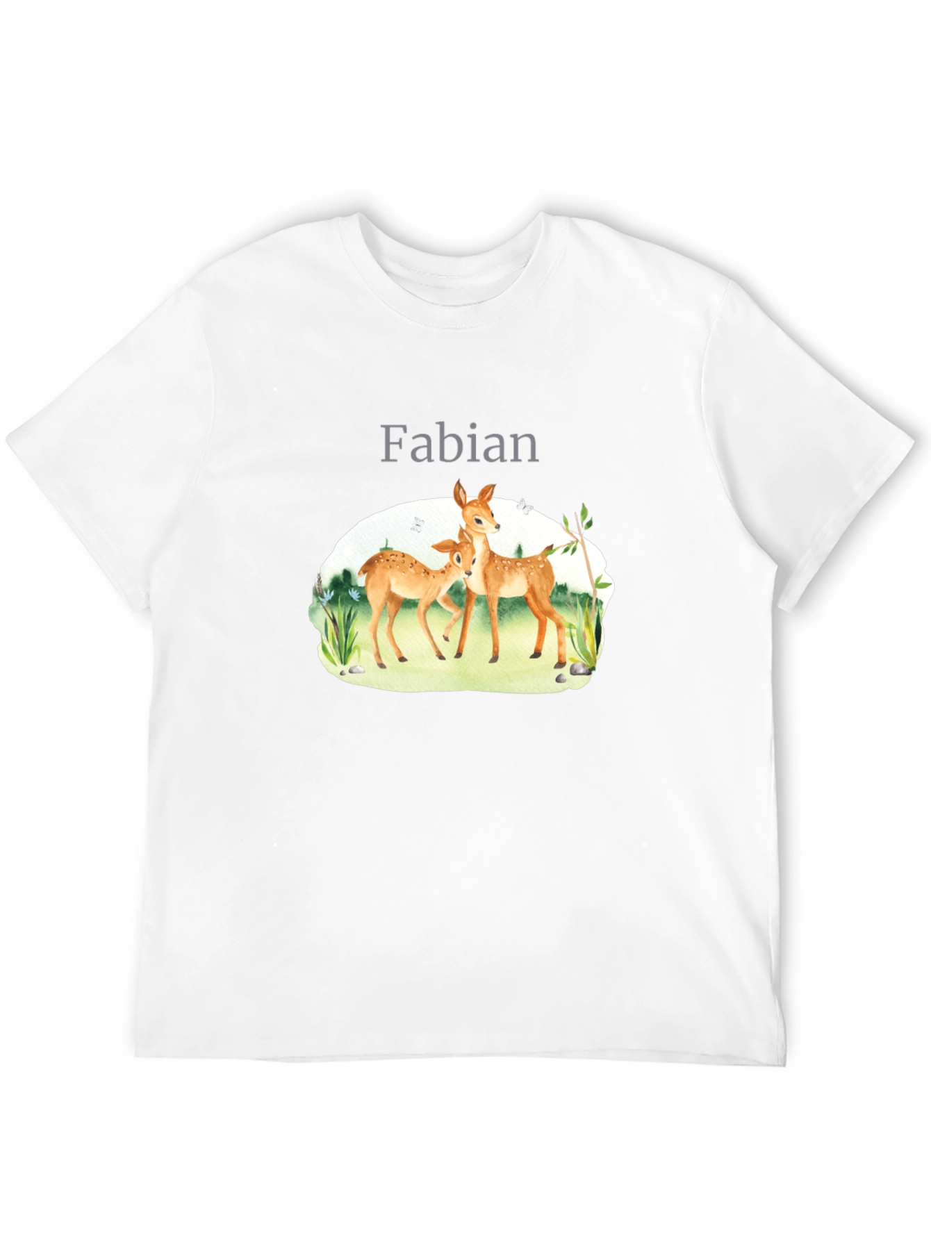 Personalized Deer Family T-Shirt - Fabian