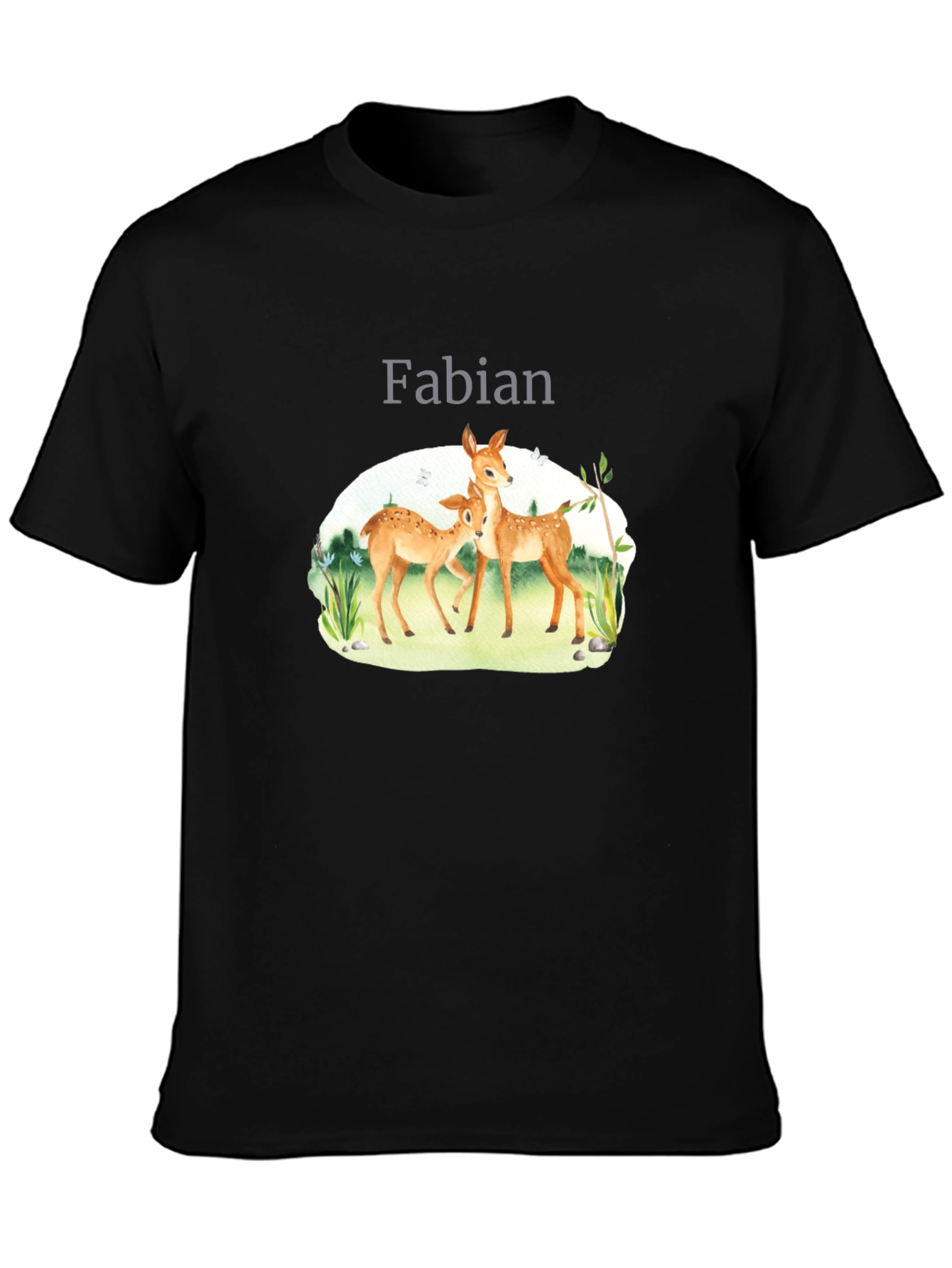 Personalized Deer Family T-Shirt - Fabian