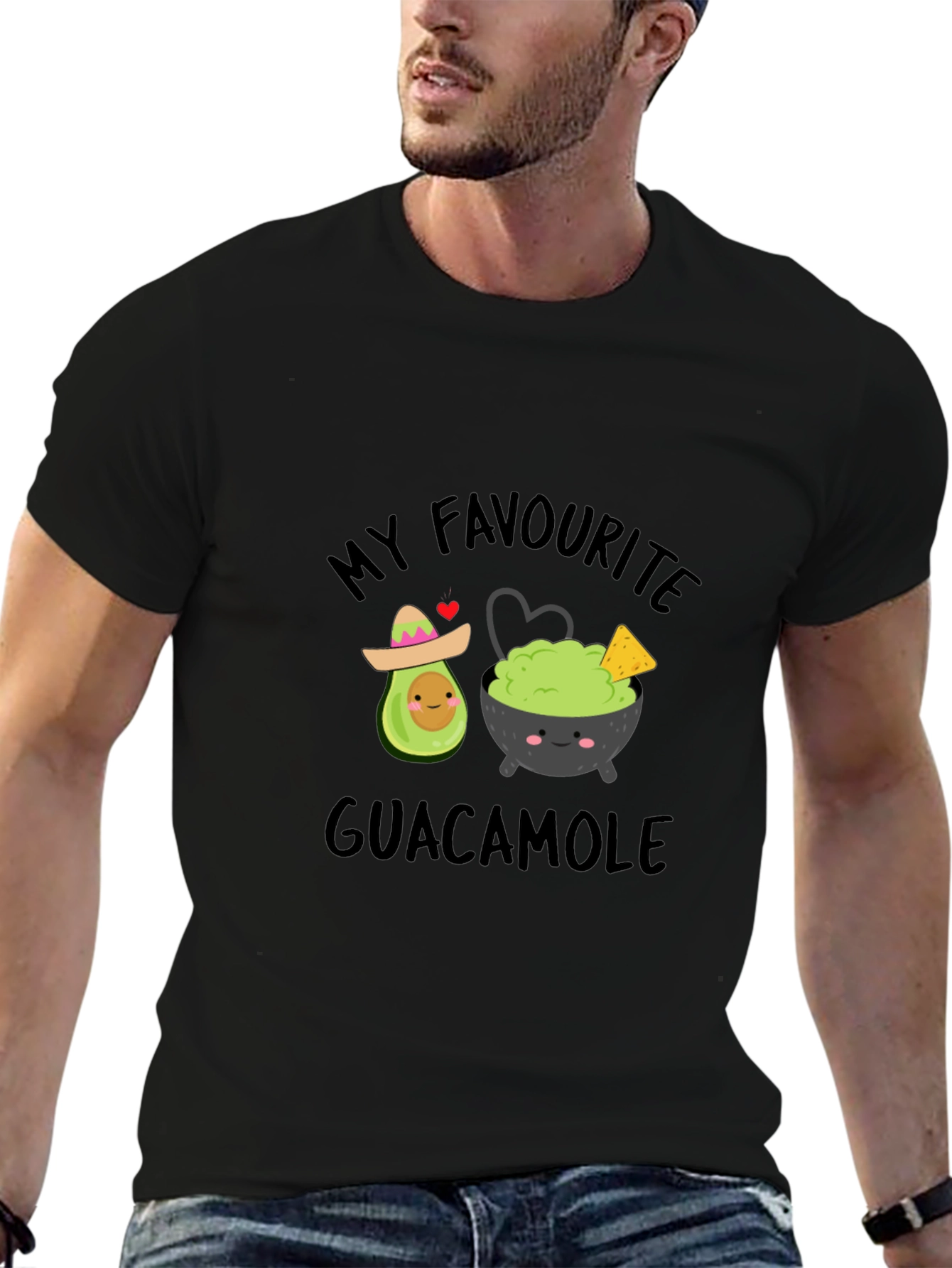 My Favourite Guacamole Funny Graphic T-Shirt