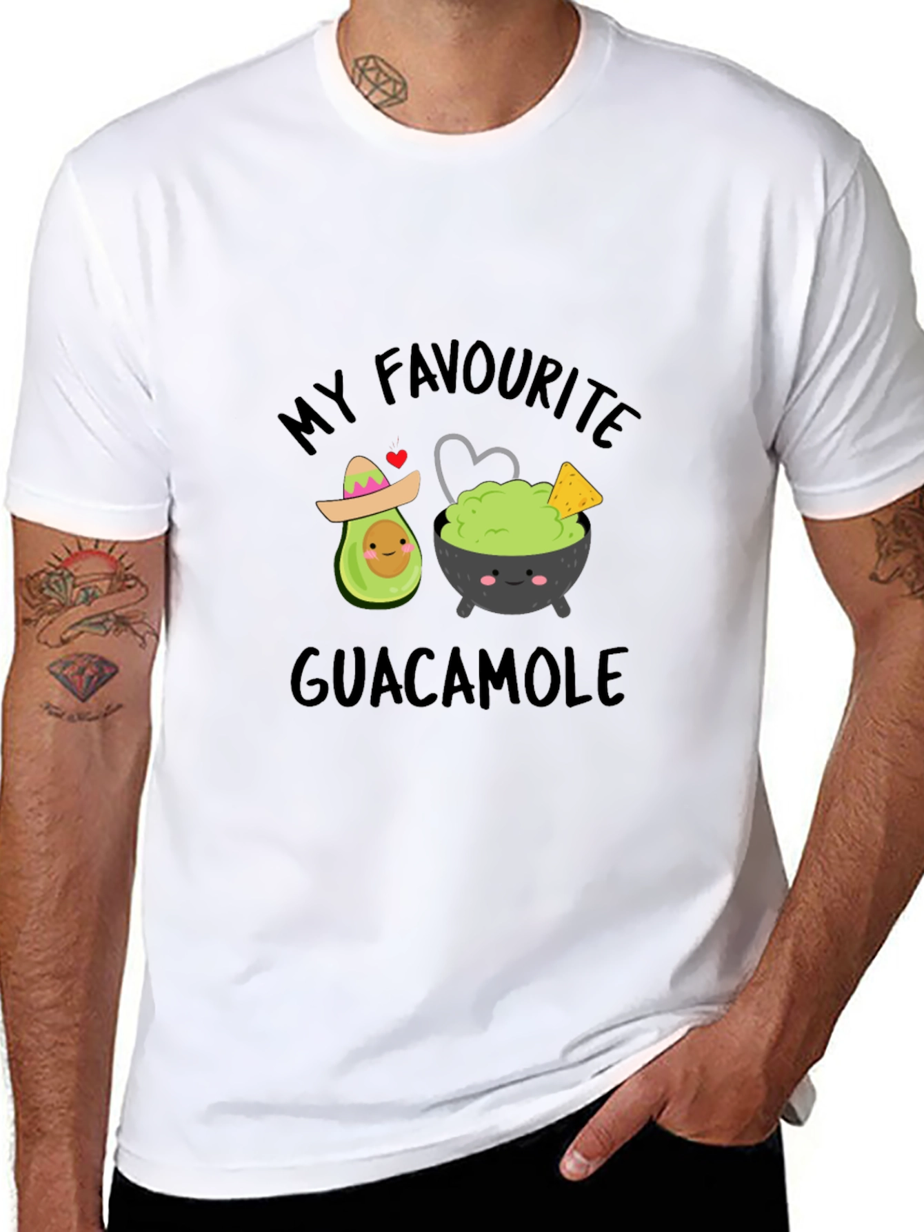 My Favourite Guacamole Funny Graphic T-Shirt