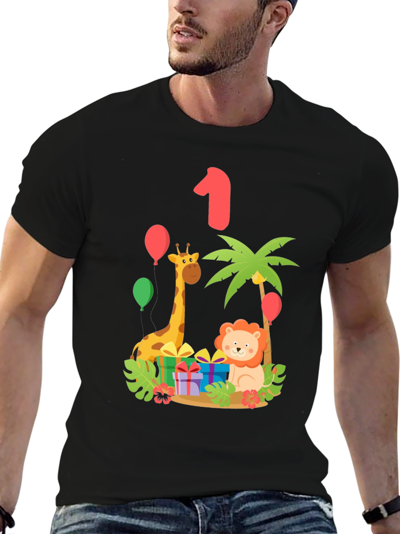 Birthday Safari T-Shirt - Turning One