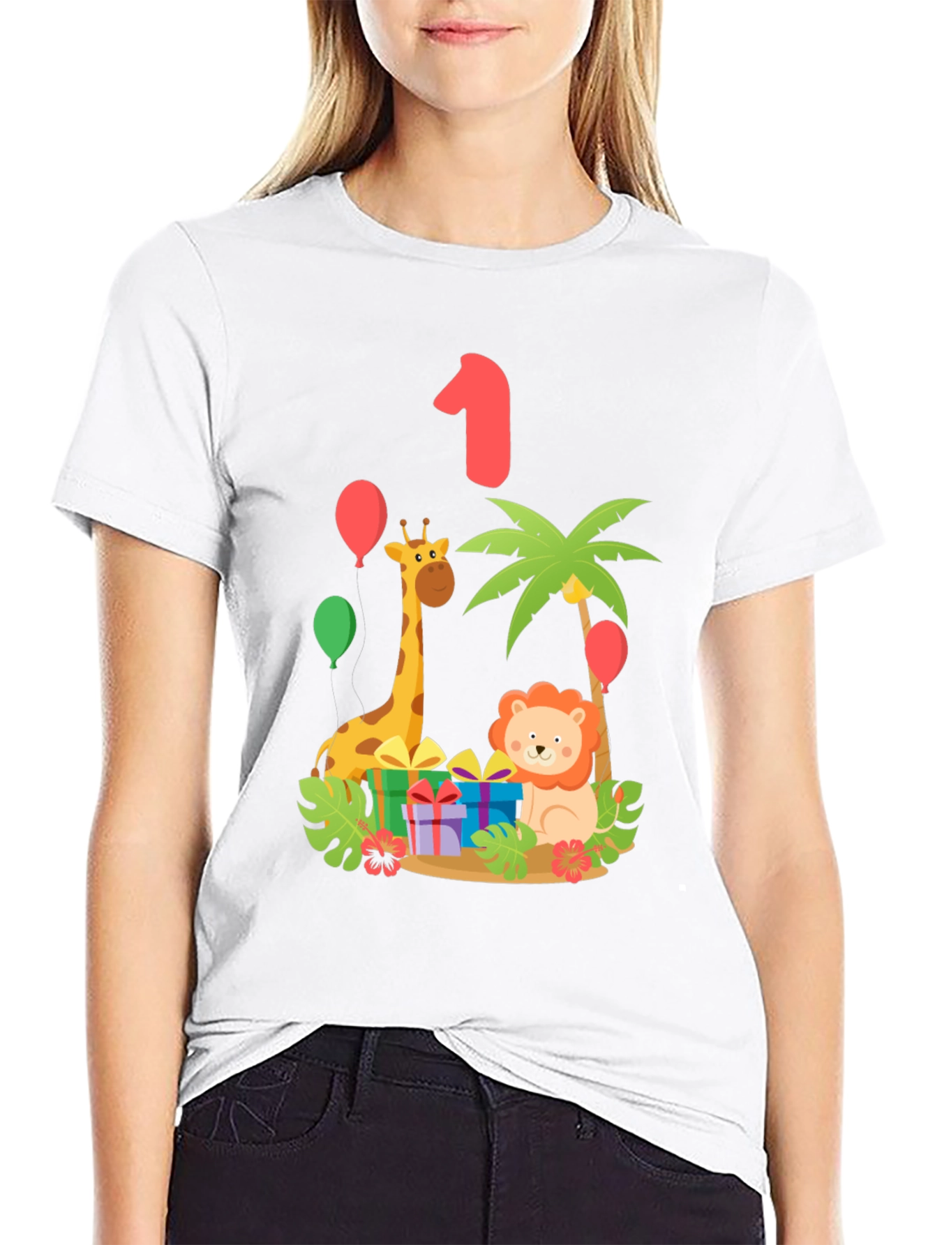 Birthday Safari T-Shirt - Turning One