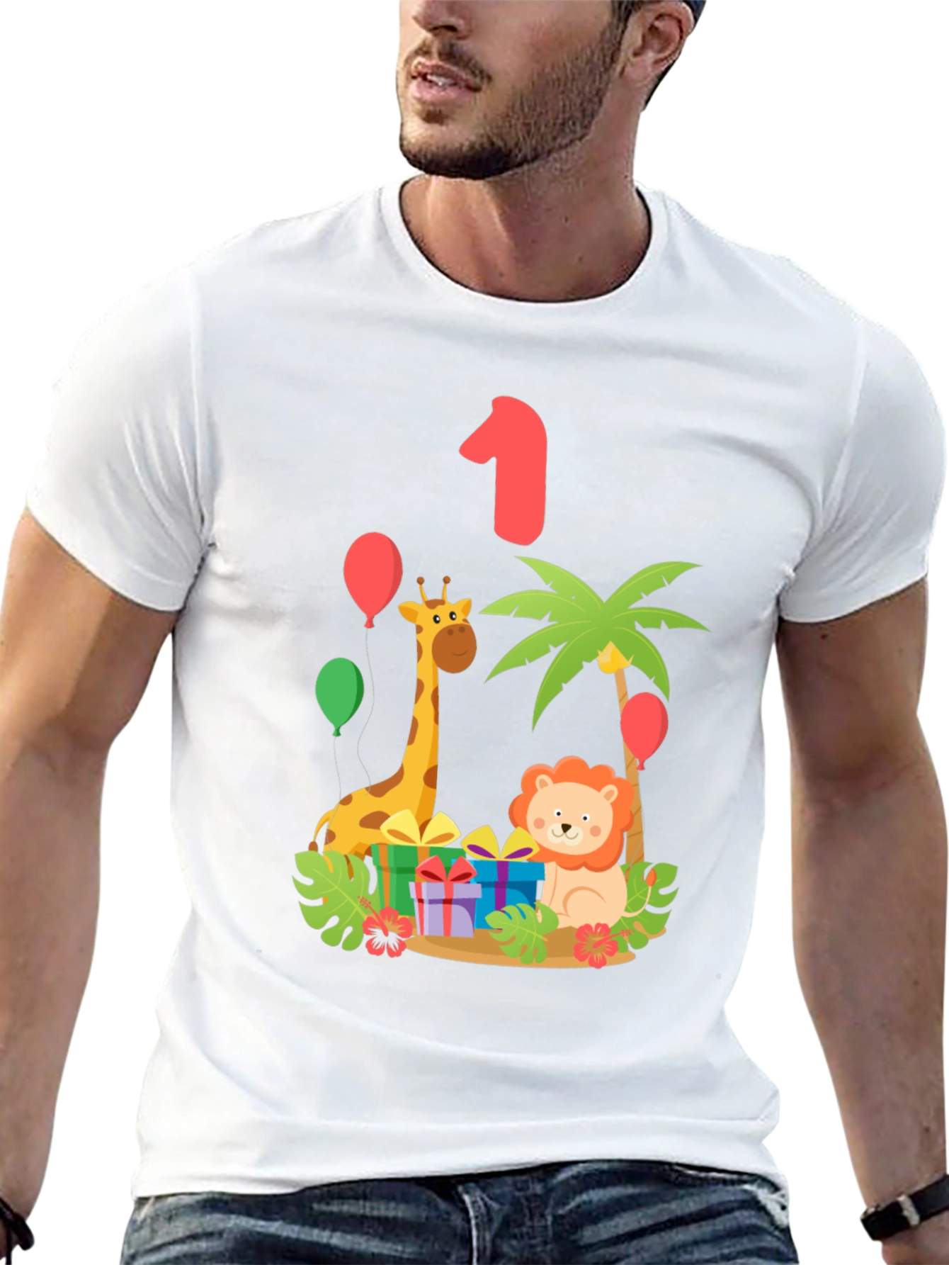 Birthday Safari T-Shirt - Turning One
