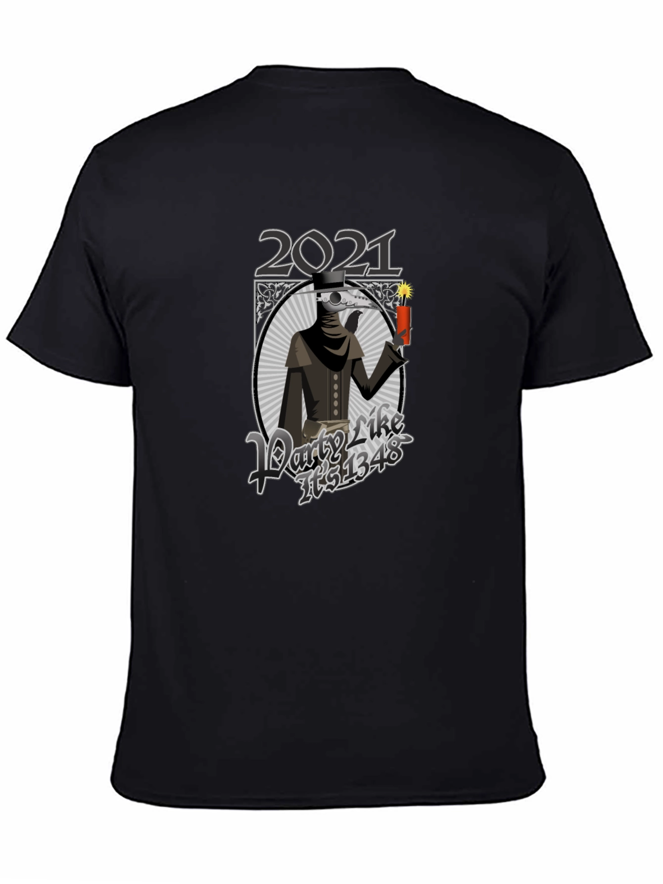 2021 Party Like Its 1348 Black T-Shirt
