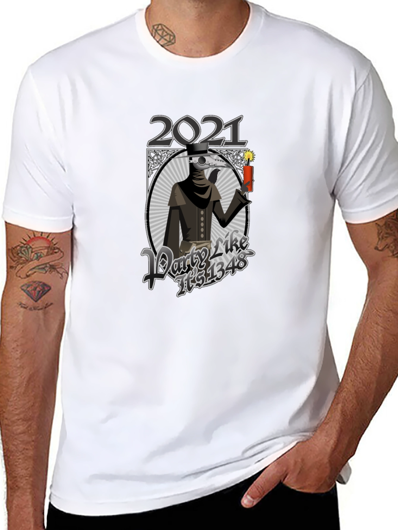 2021 Party Like Its 1348 Black T-Shirt
