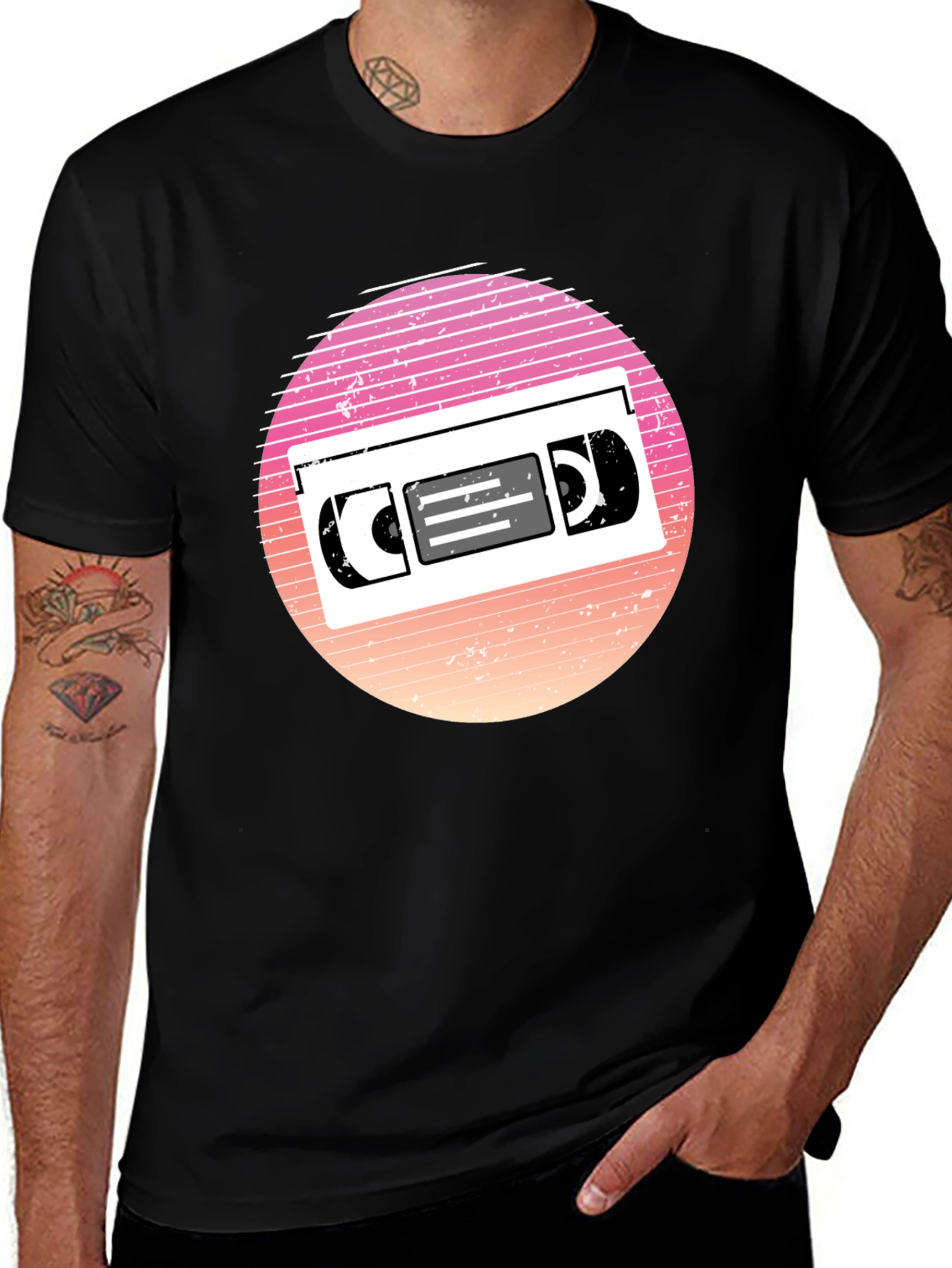 Retro VHS Tape Graphic T-Shirt