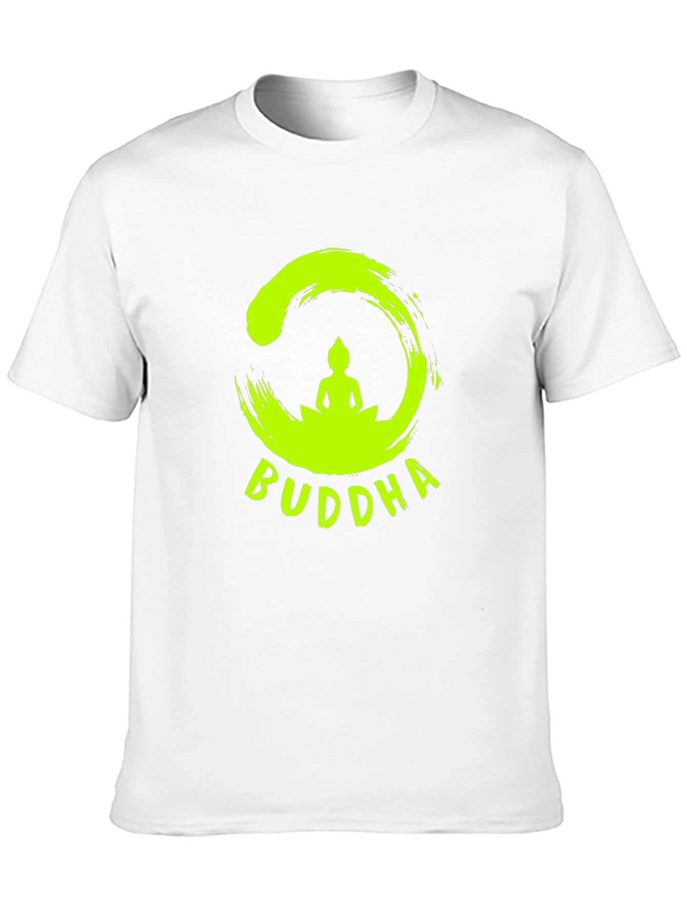 Buddha Graphic Print Black T-Shirt