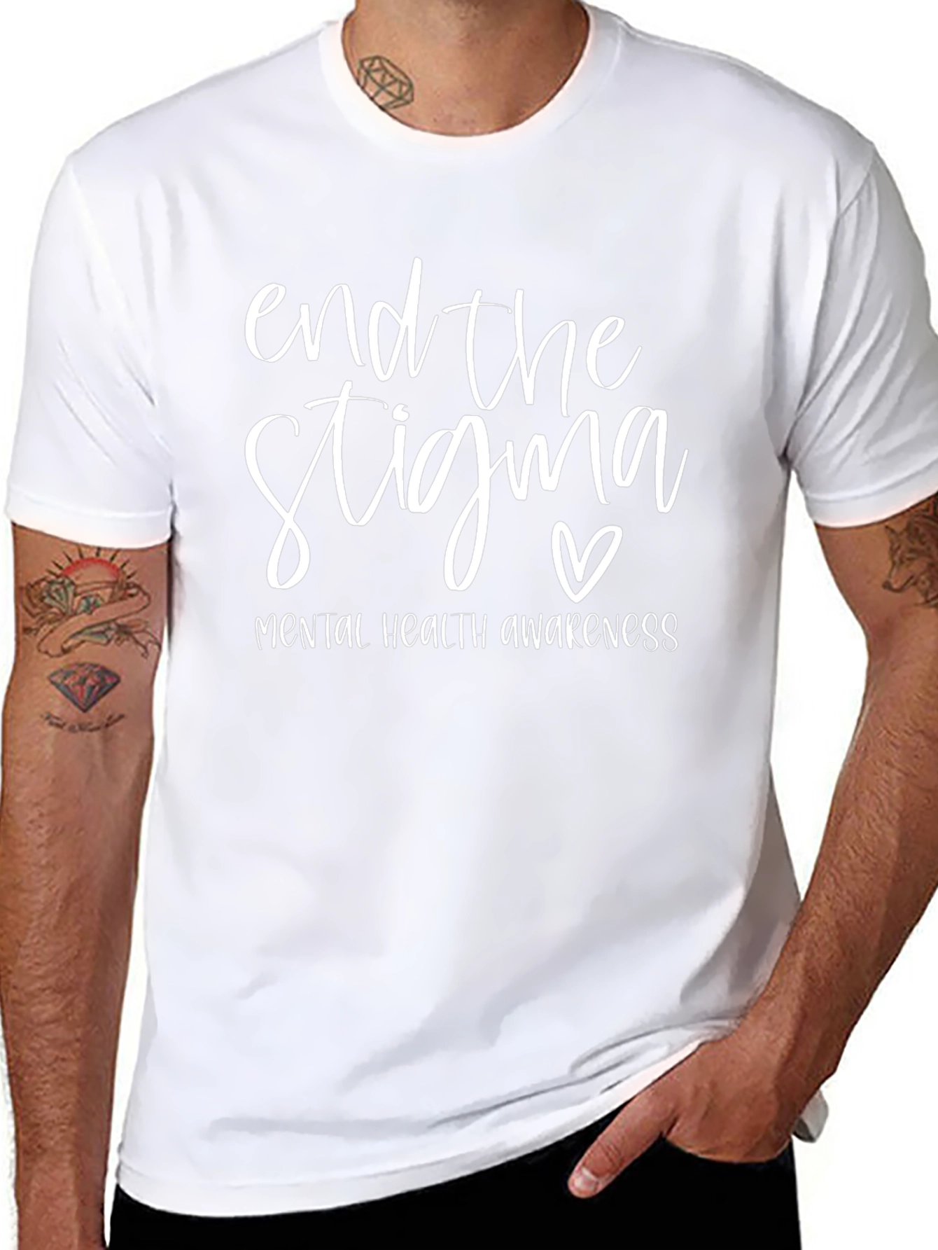 End the Stigma Mental Health Awareness T-Shirt