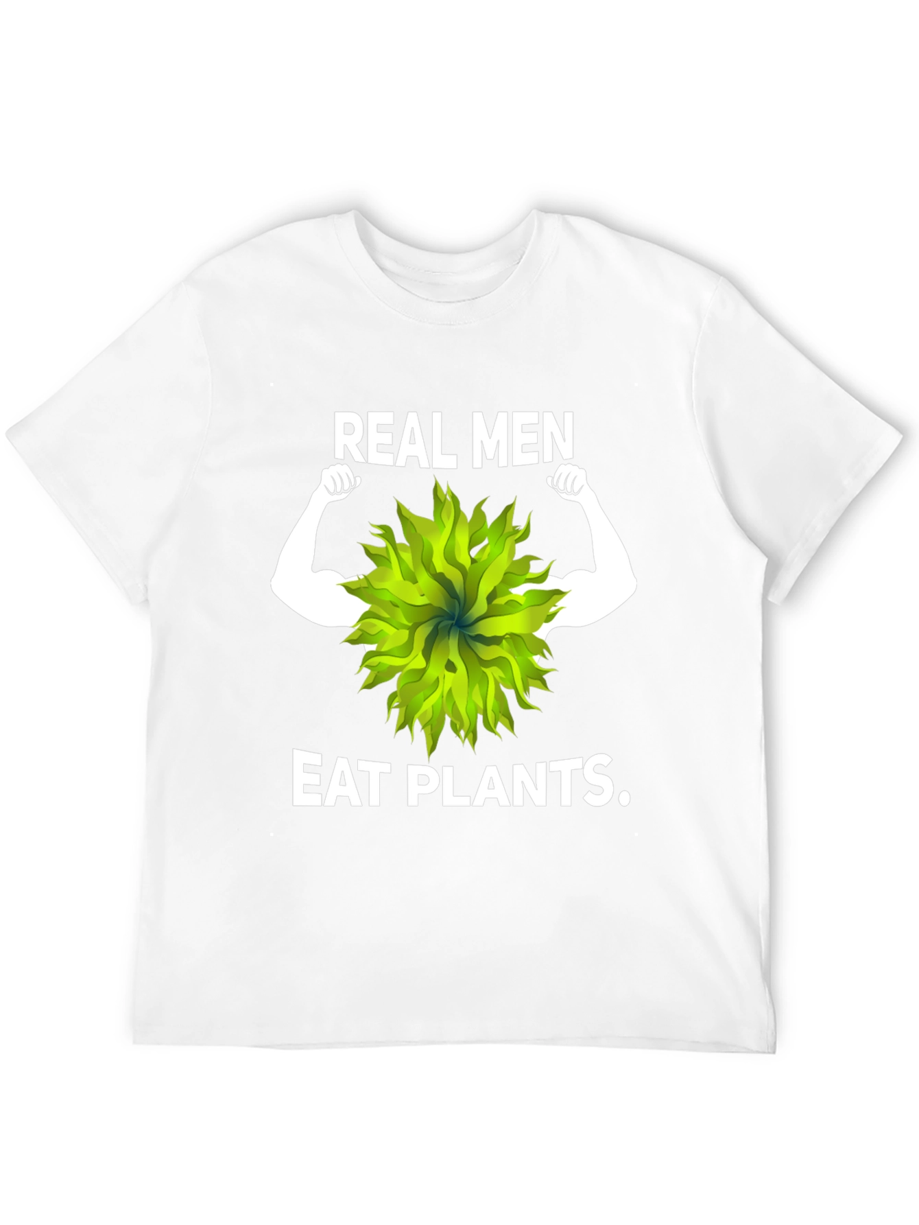 Real Men Eat Plants T-Shirt - Vegan Fitness
