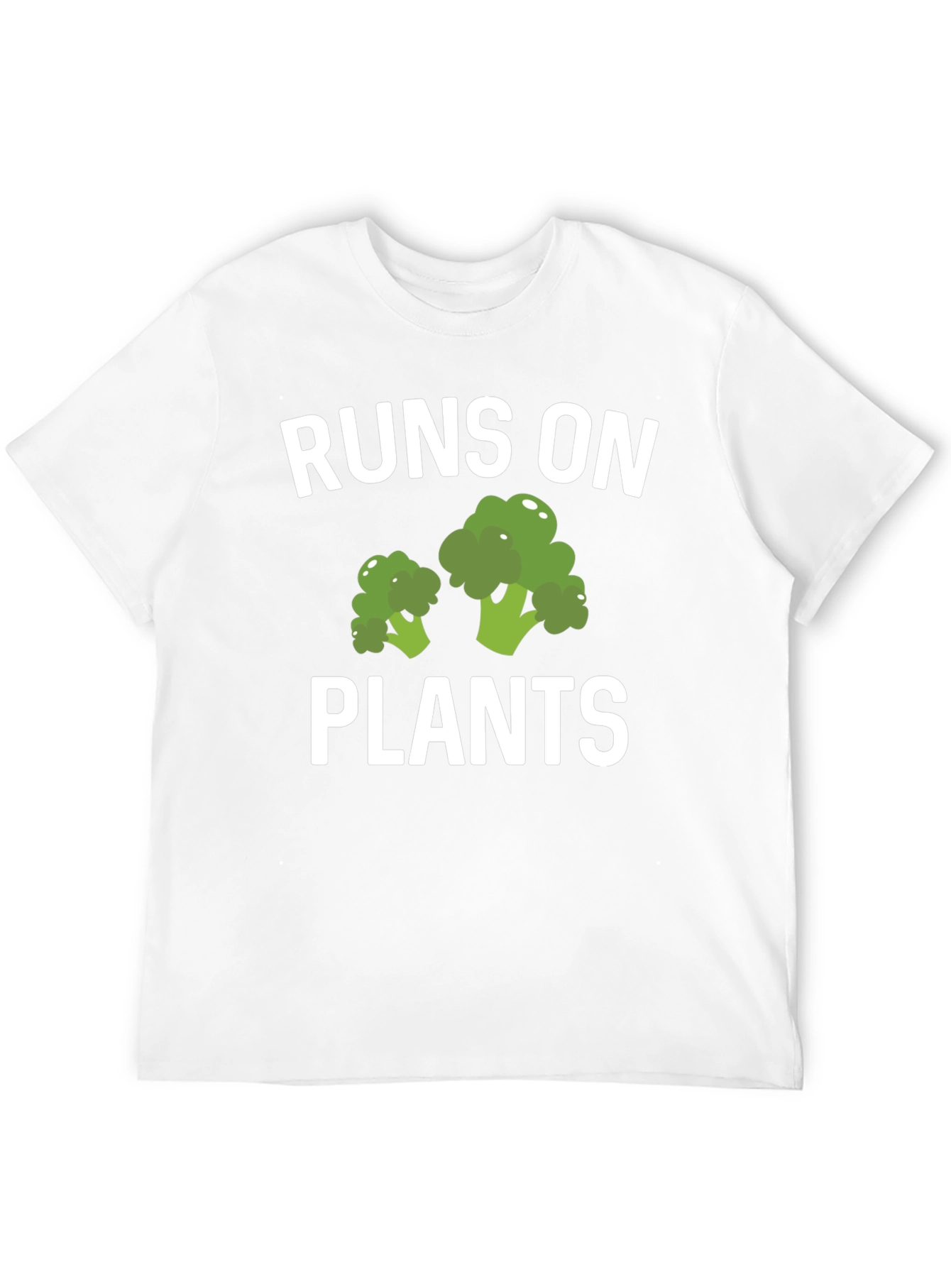 Runs on Plants T-Shirt - Vegan Graphic Tee