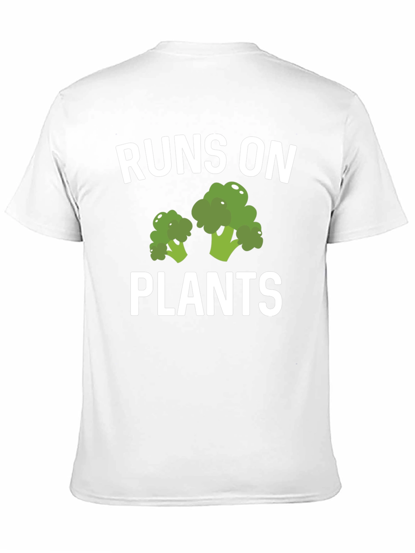 Runs on Plants T-Shirt - Vegan Graphic Tee