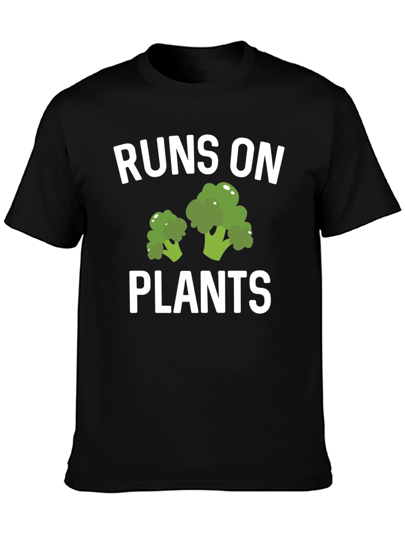 Runs on Plants T-Shirt - Vegan Graphic Tee