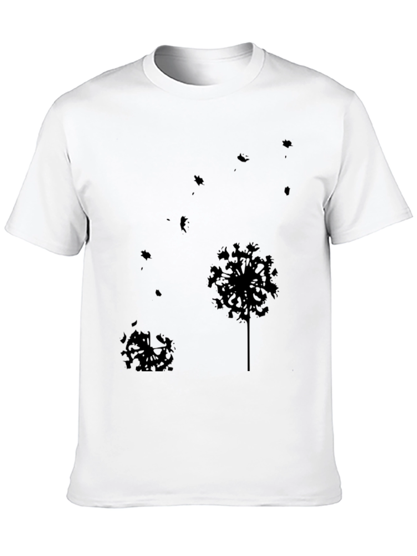 Black Dandelion Graphic Tee