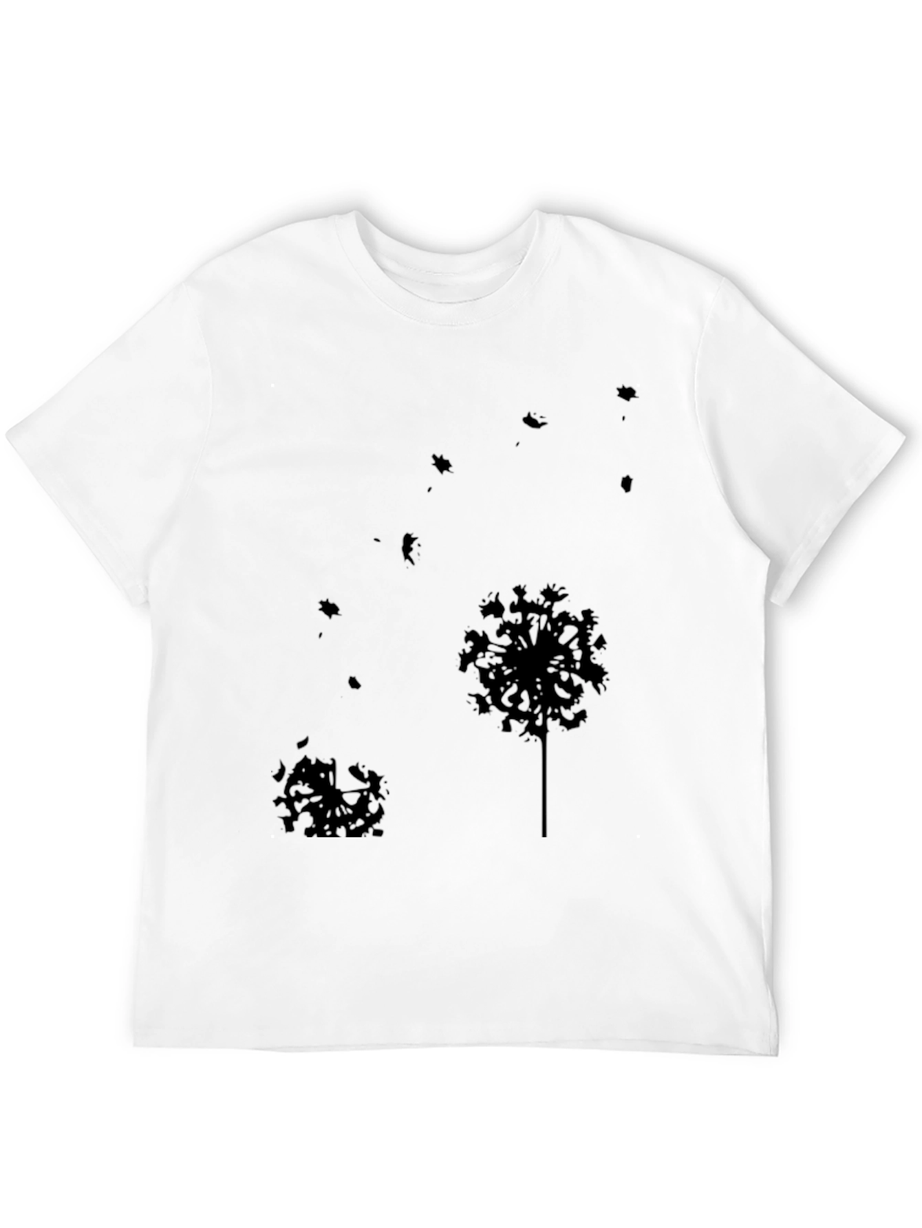 Black Dandelion Graphic Tee