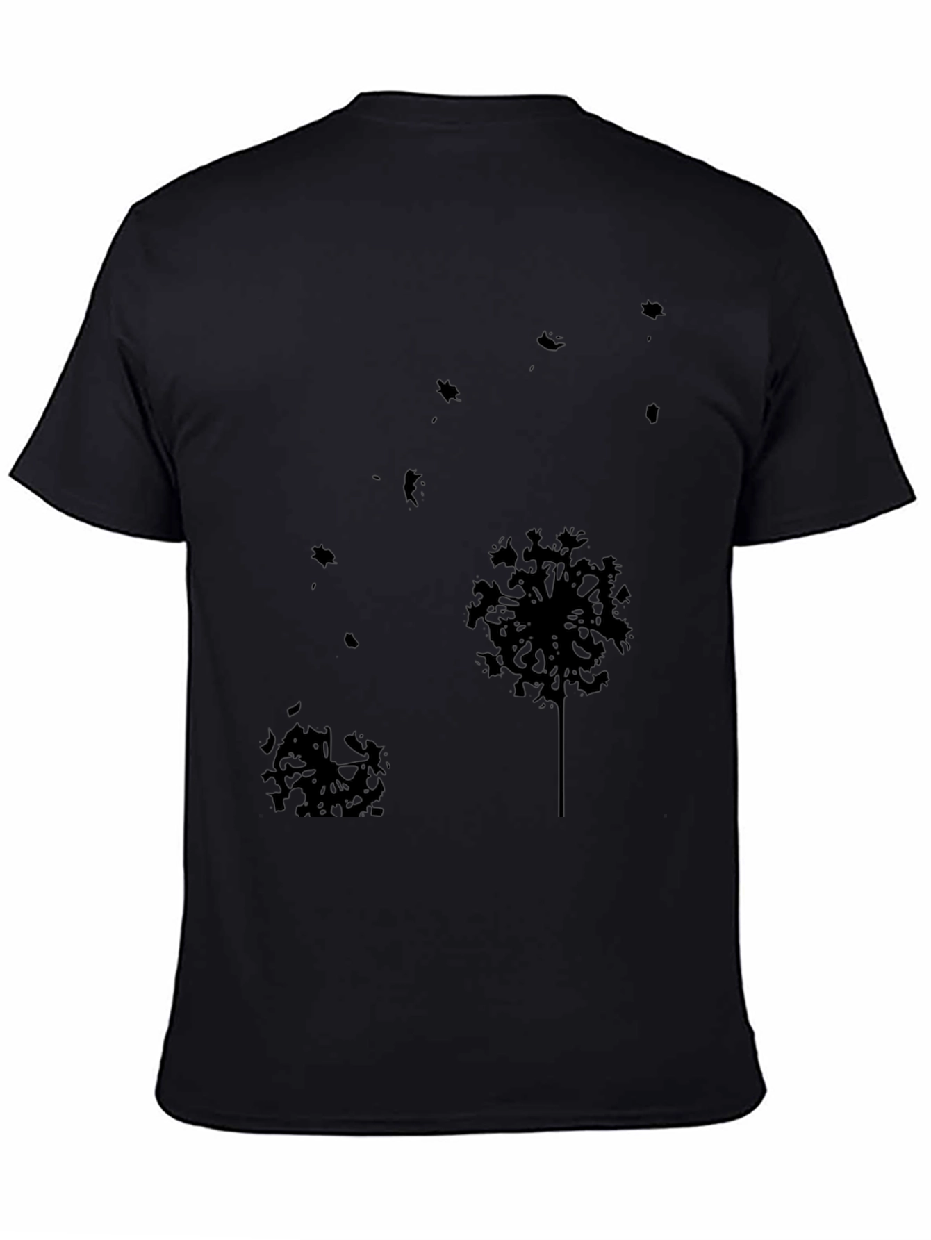 Black Dandelion Graphic Tee