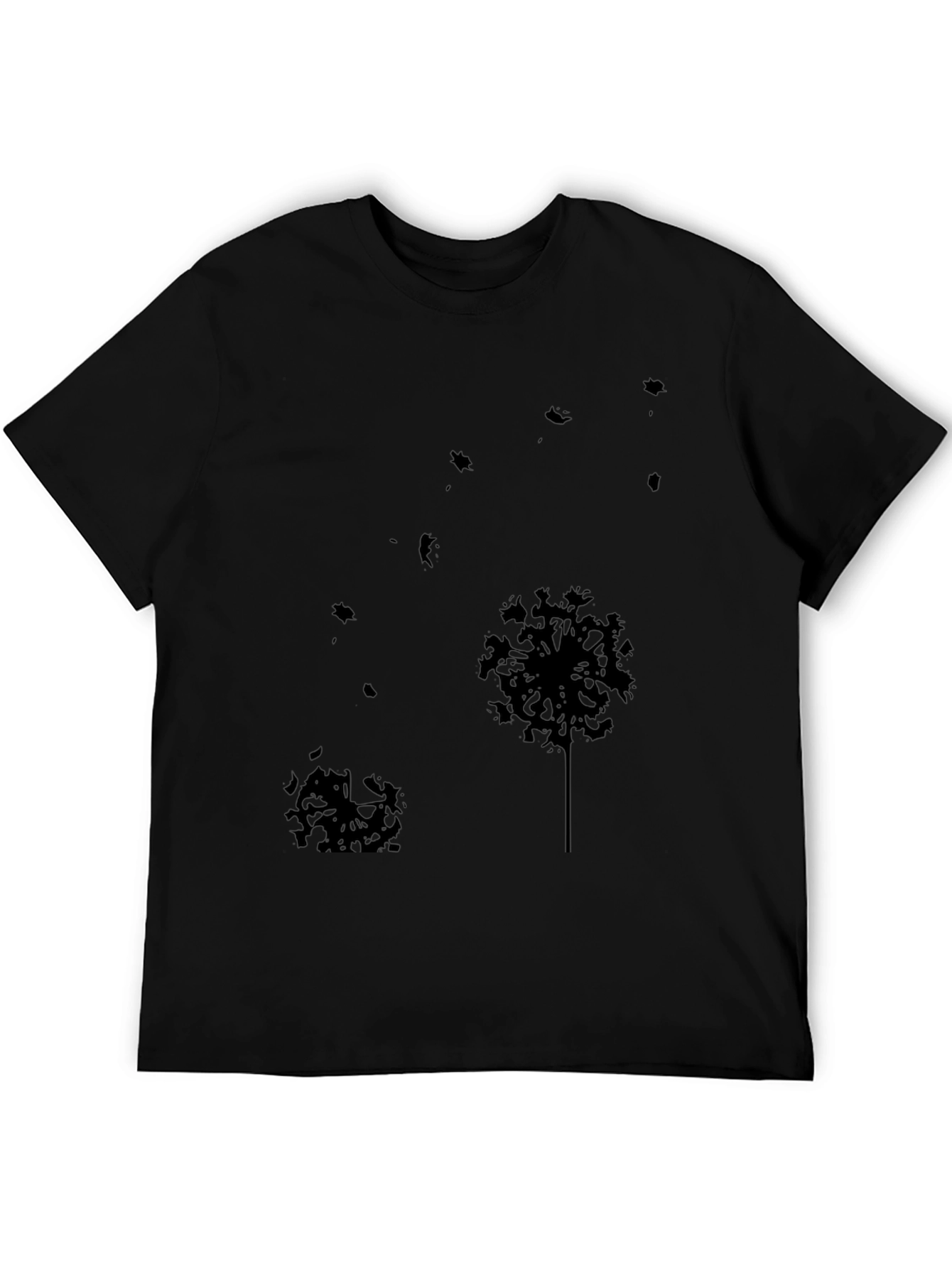 Black Dandelion Graphic Tee