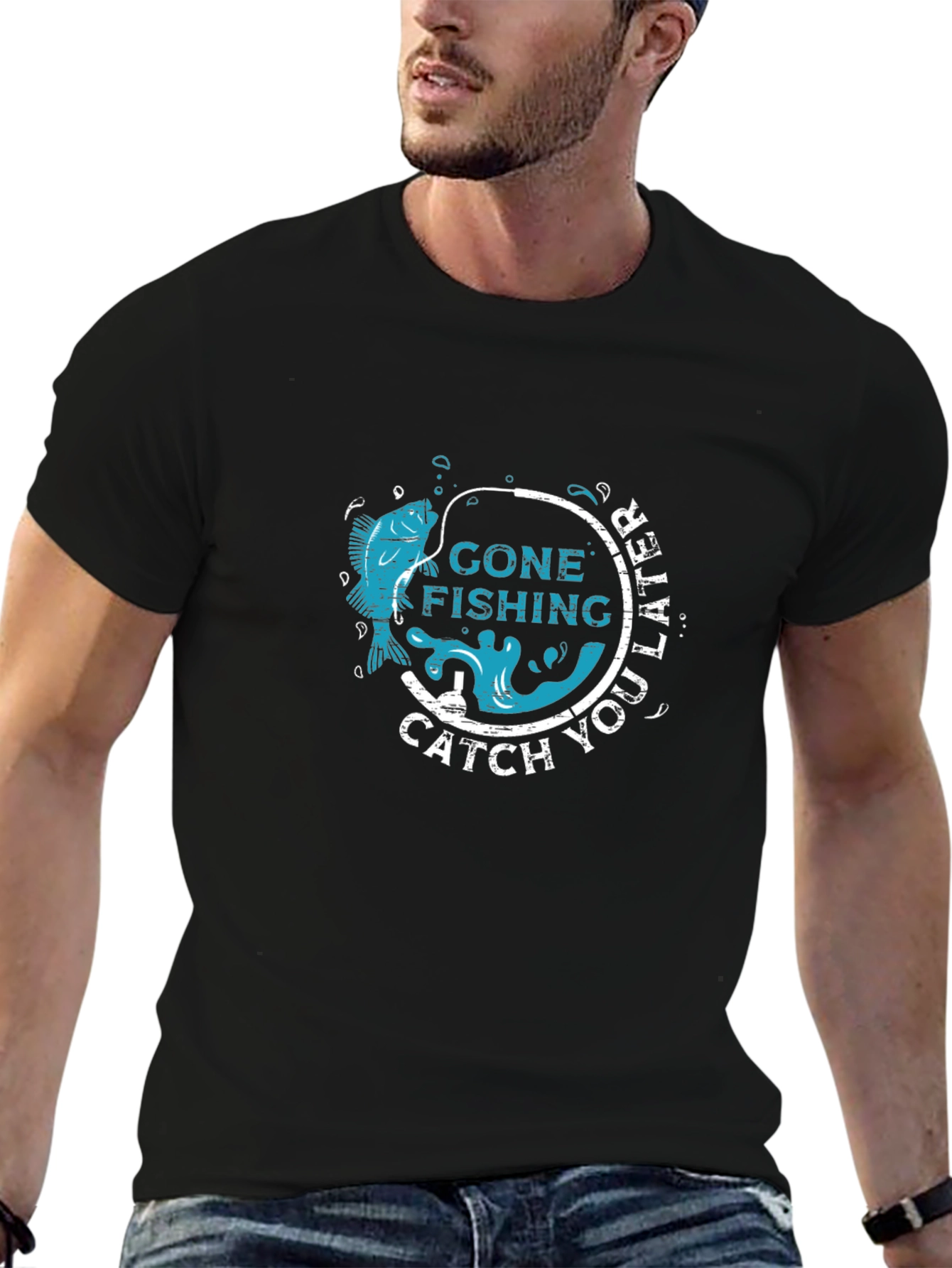 Gone Fishing Graphic Tee - Catch You Later!