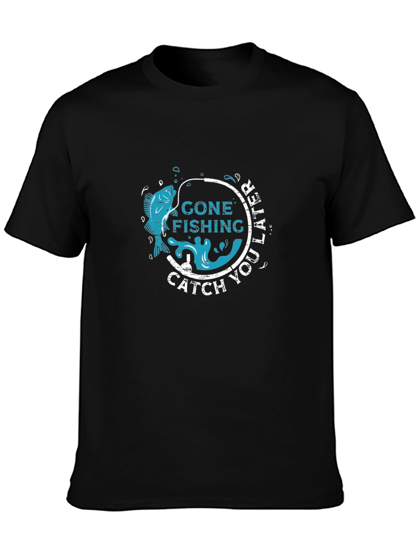 Gone Fishing Graphic Tee - Catch You Later!