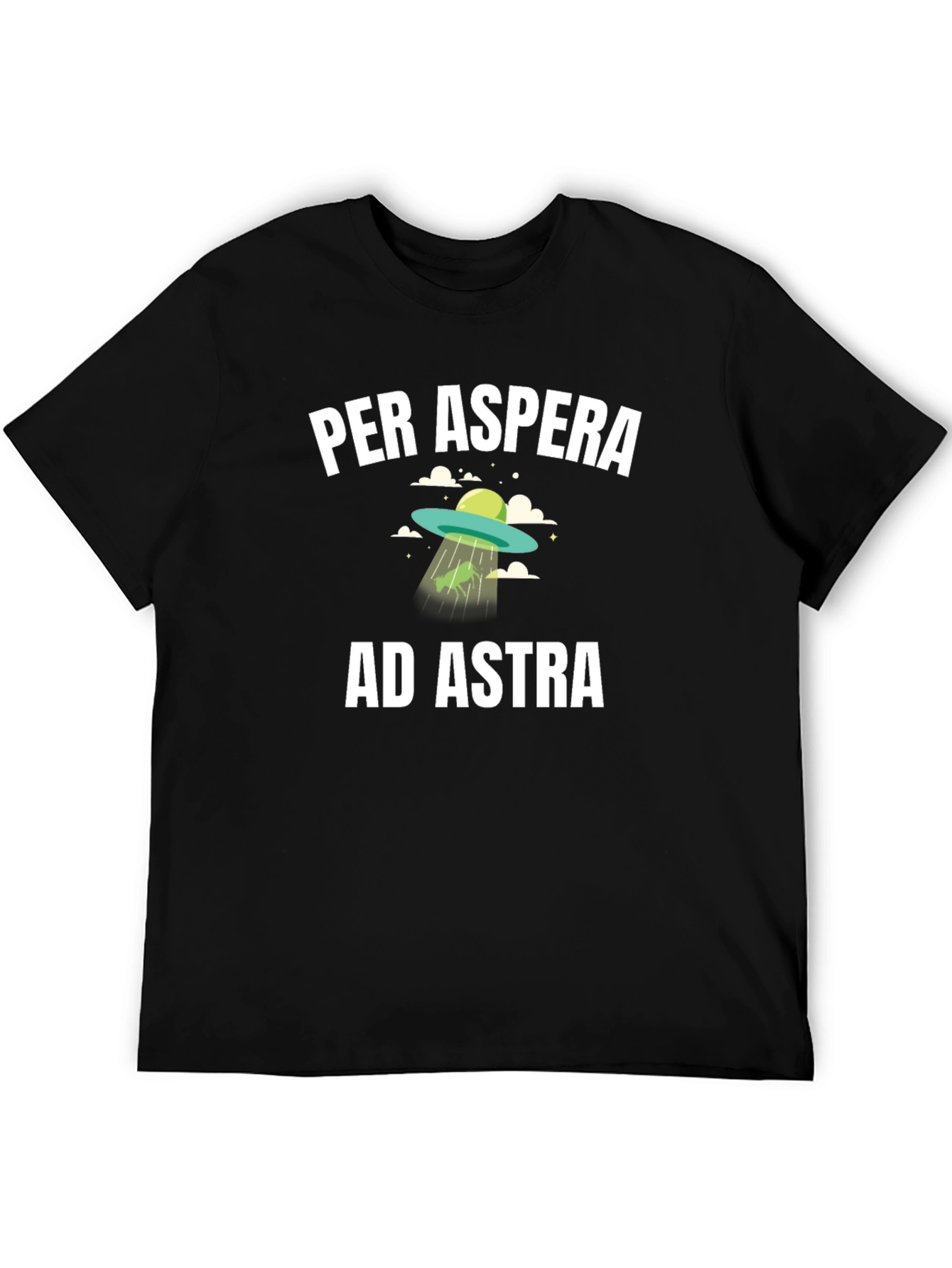 Per Aspera Ad Astra UFO T-Shirt