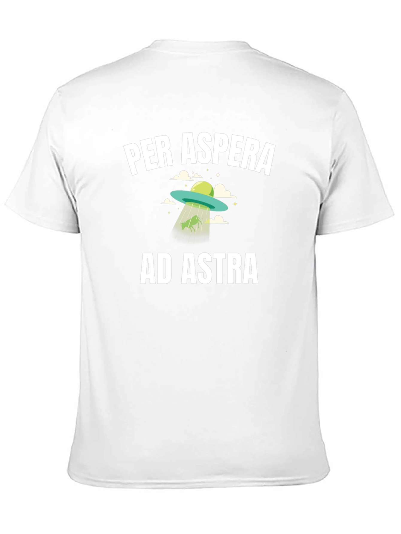Per Aspera Ad Astra UFO T-Shirt