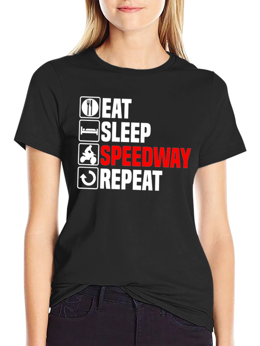 Eat Sleep Speedway Repeat T-Shirt