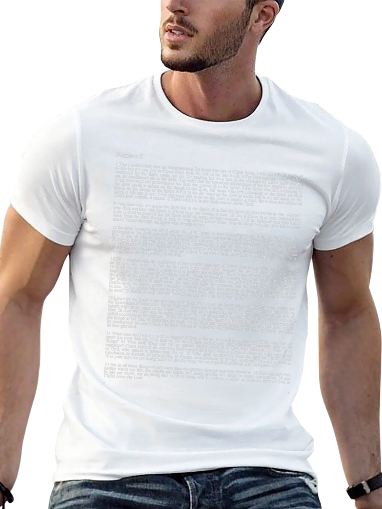 Romans 8 T-Shirt - Scripture Tee