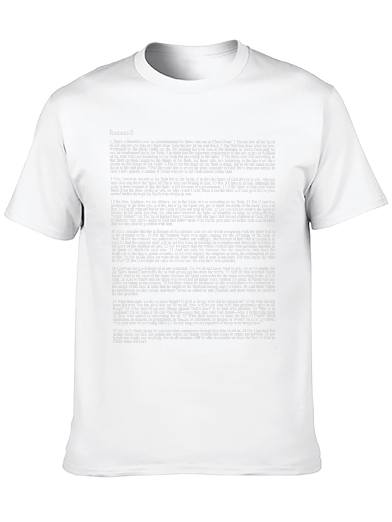 Romans 8 T-Shirt - Scripture Tee