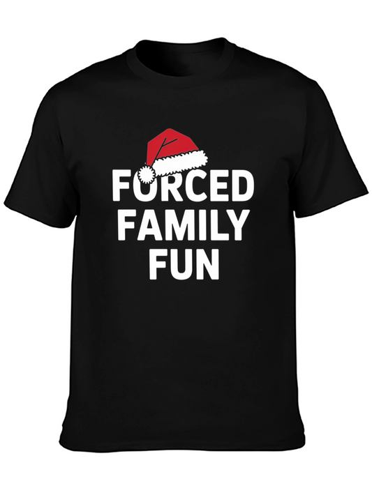 Forced Family Fun Christmas Holiday T-Shirt