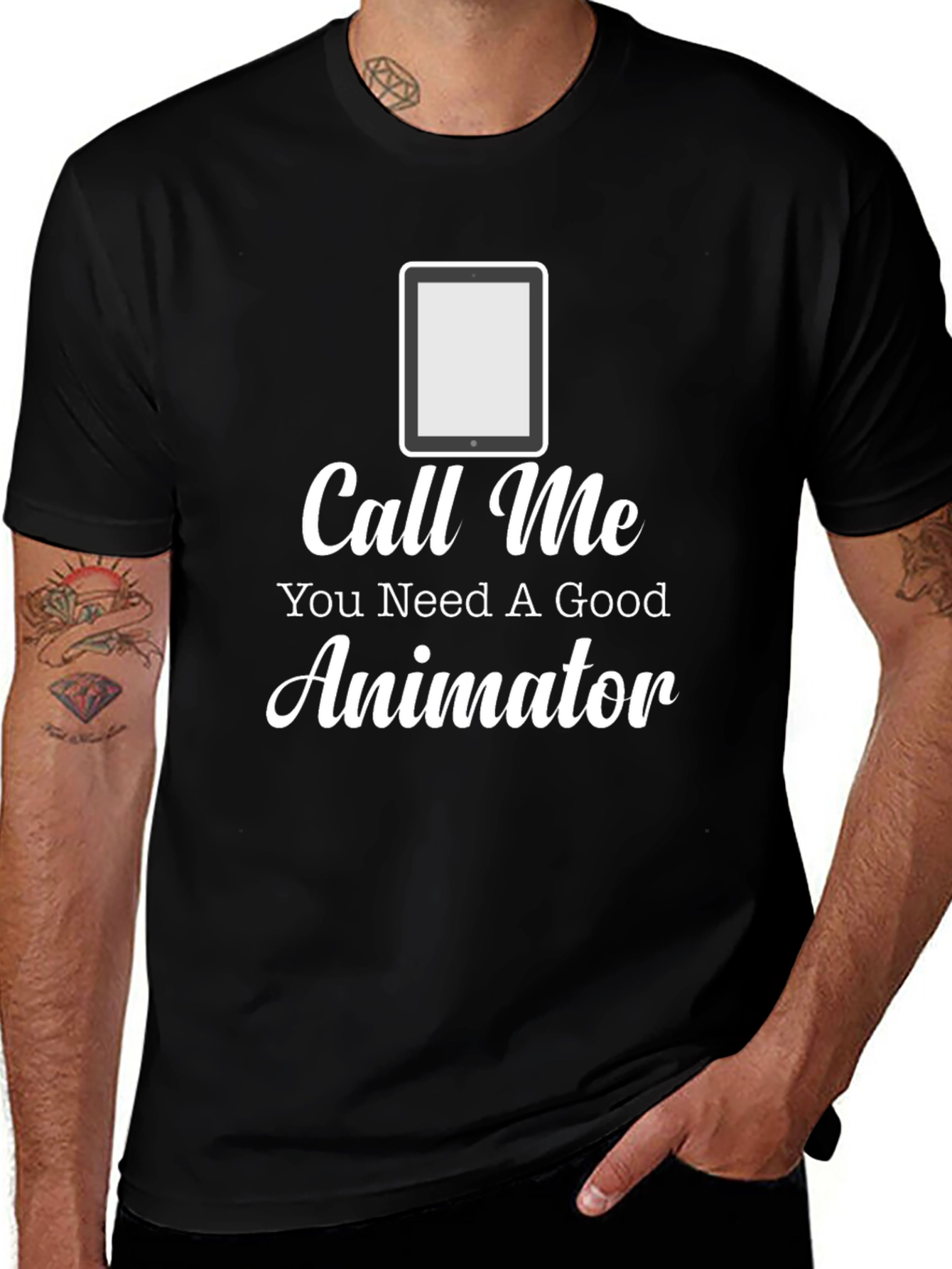 Call Me Animator Graphic T-Shirt