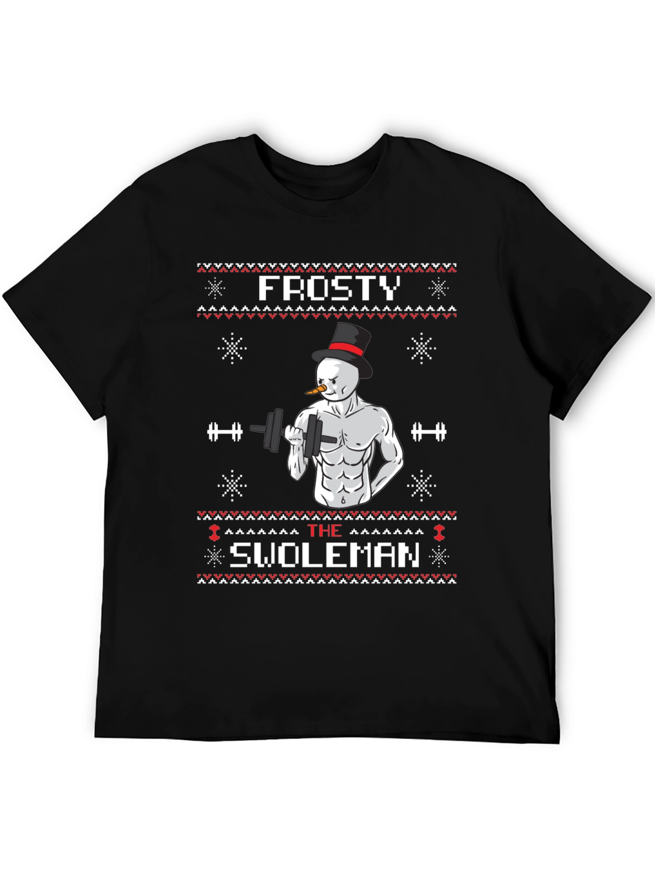 Frosty the Swoleman T-Shirt - Holiday Gym Humor