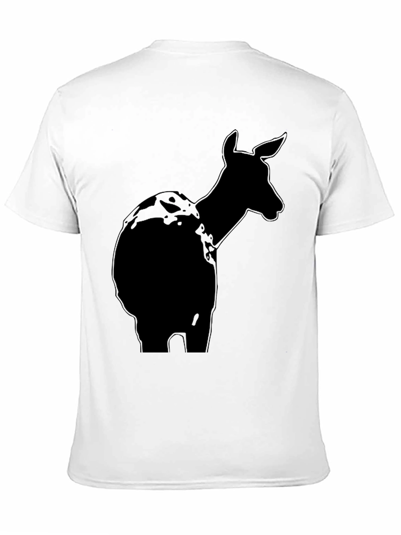 Deer Silhouette Black T-Shirt