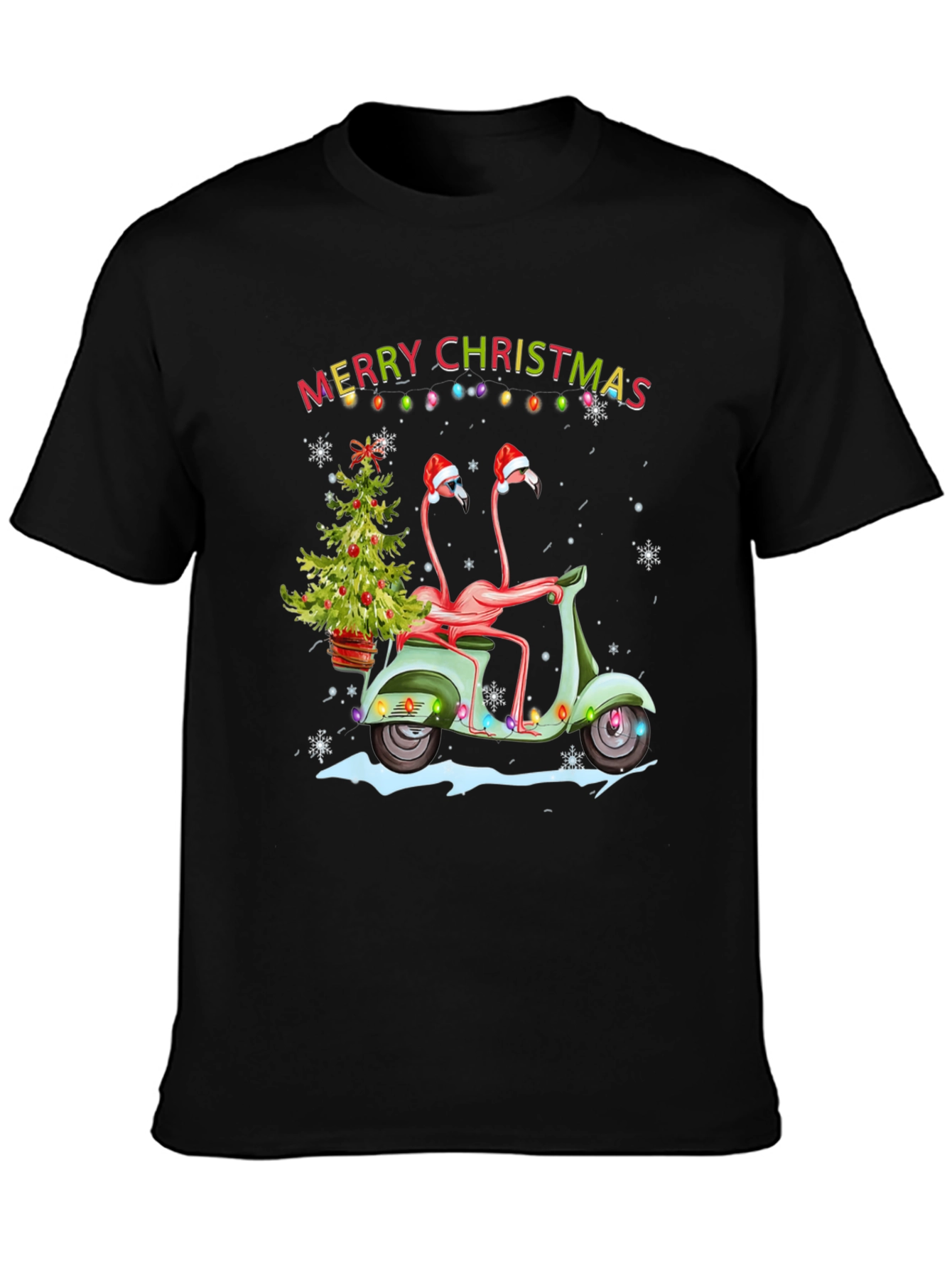 Flamingo Christmas T-Shirt
