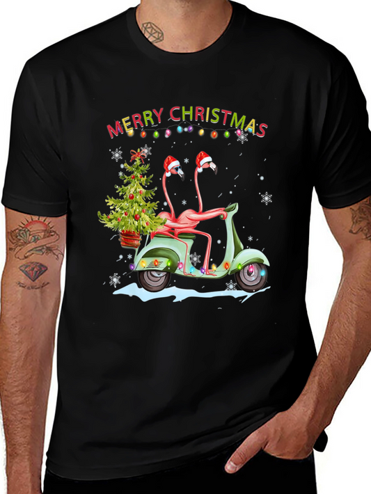 Flamingo Christmas T-Shirt